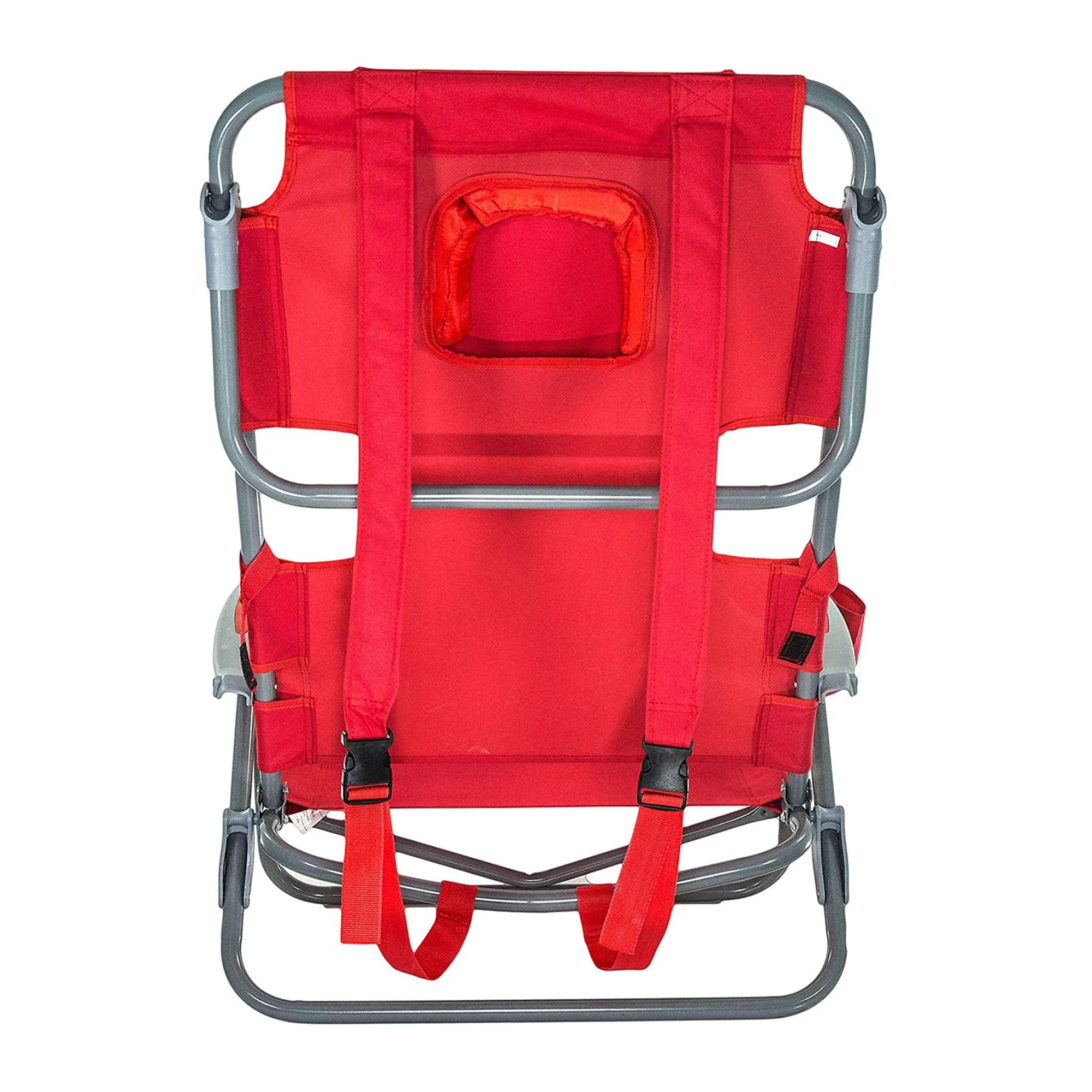 Ostrich The Heavy-Duty Backpacker Portable Reclining Beach Camping Chair, Red - Image 9