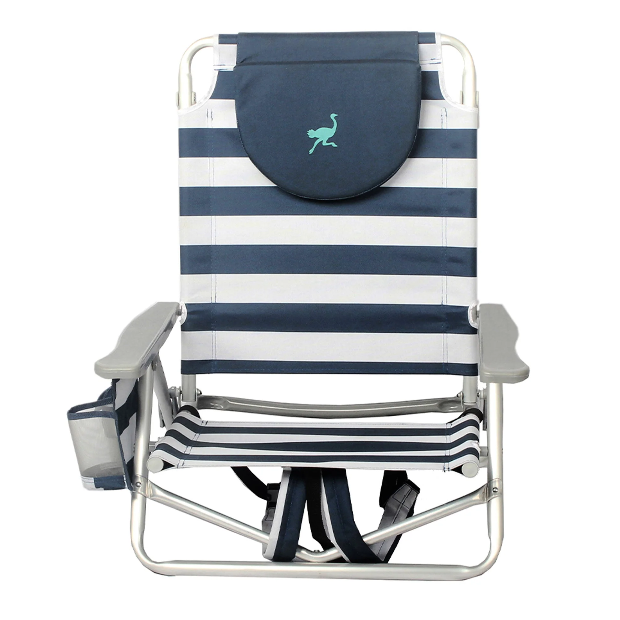 Ostrich On Your Back Sand Beach 6 Inch Off The Ground Lounge Chair (2 Pack) - Image 7