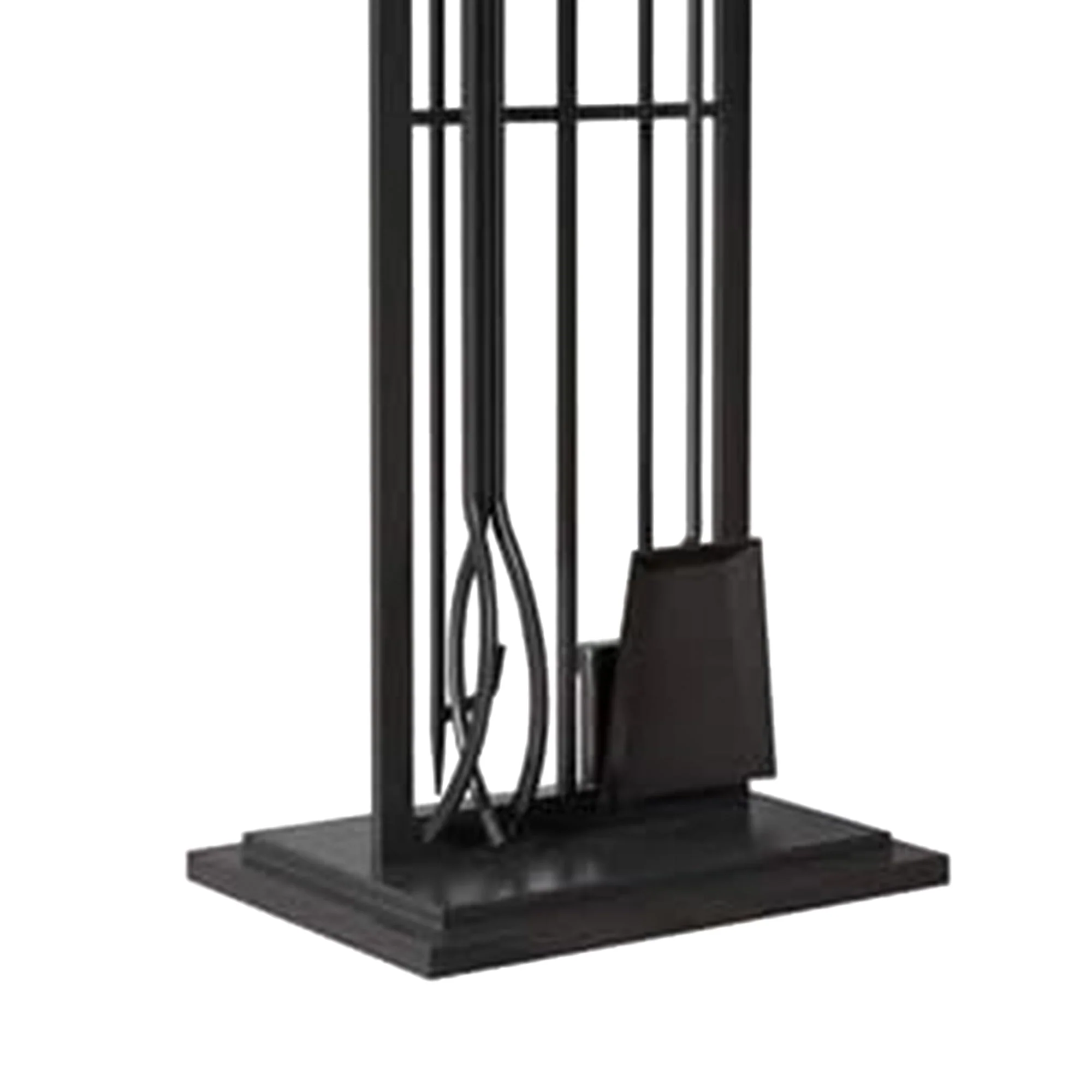 Panacea Open Hearth Fireplace Tool Set w/Brush, Shovel, Poker, Tong & Stand - Image 7