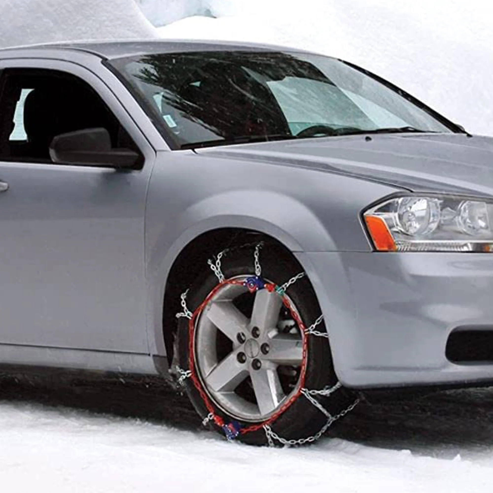 Peerless 0155005 Auto-Trac Passenger Tire Diamond Pattern Snow Chains, Set of 2 - Image 6