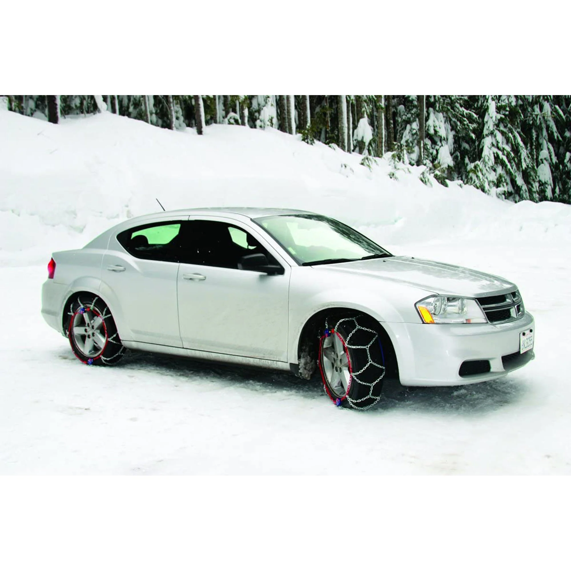 Peerless 0155005 Auto-Trac Passenger Tire Diamond Pattern Snow Chains, Set of 2 - Image 7