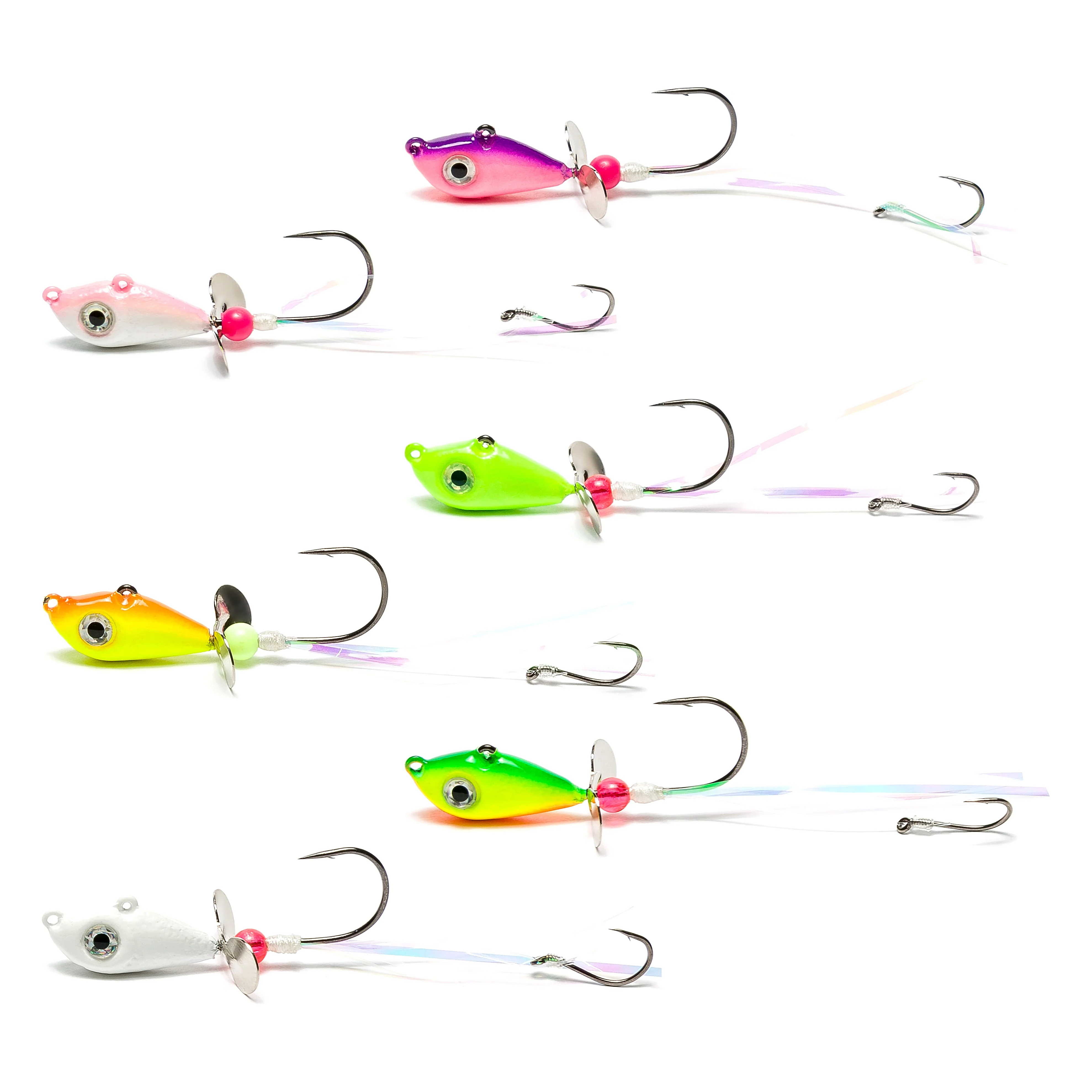 Pink/Purple Walleye Death Spinner - Image 2