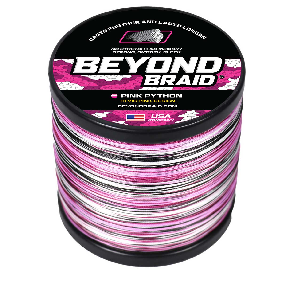 Pink Python Hi-Vis Braid - Image 7