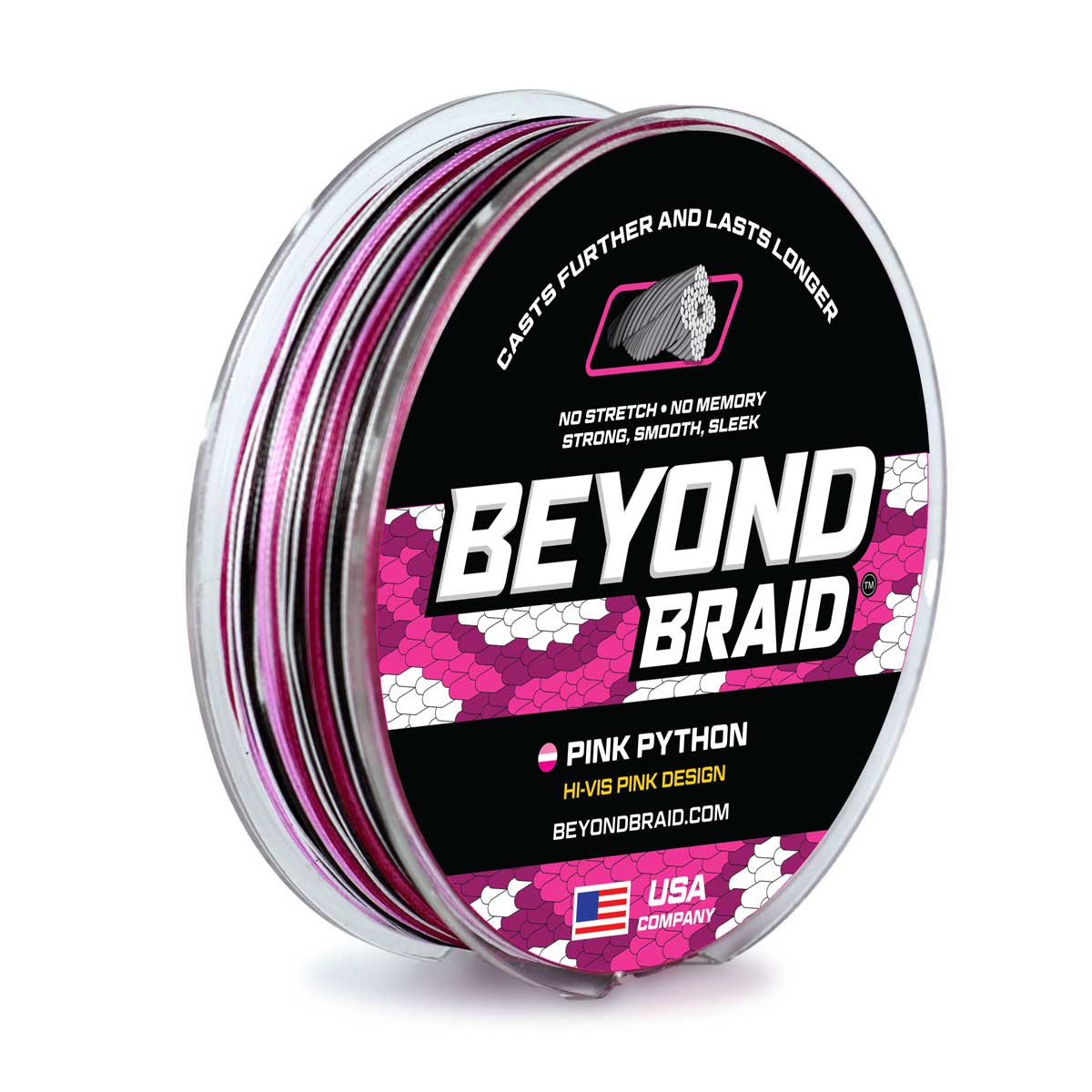 Pink Python Hi-Vis Braid - Image 8