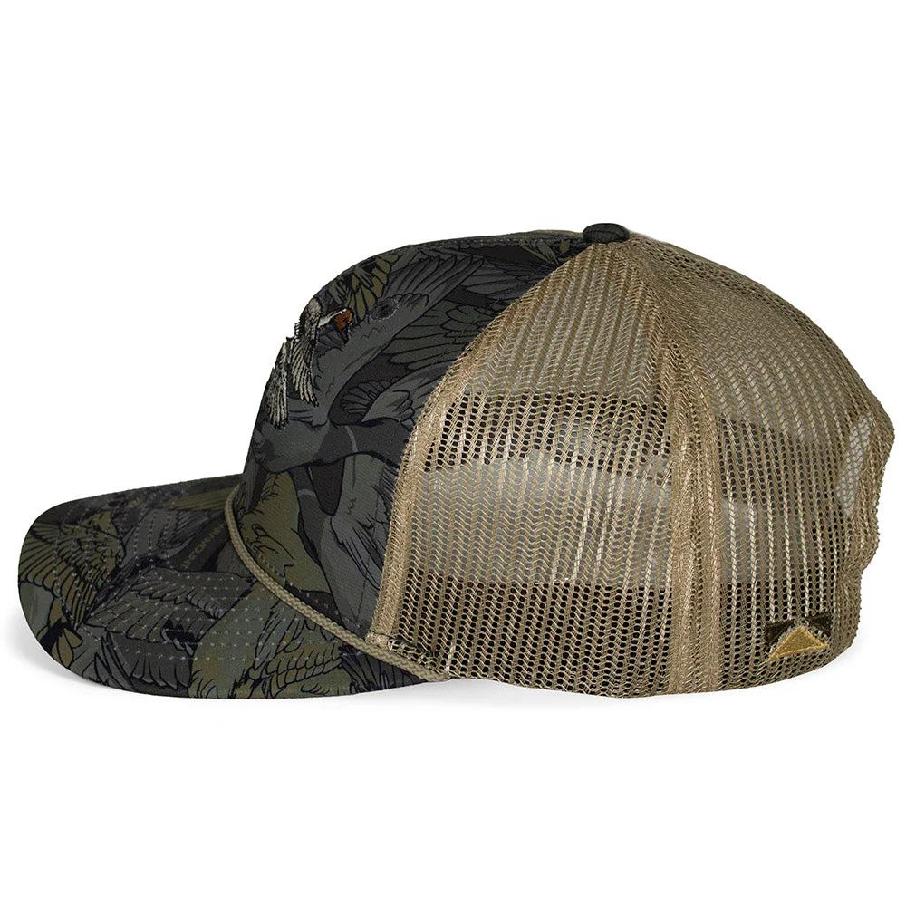 Pintail Pair Duck Hat Waterfowl Print 6-Panel Rope Cap - Image 8
