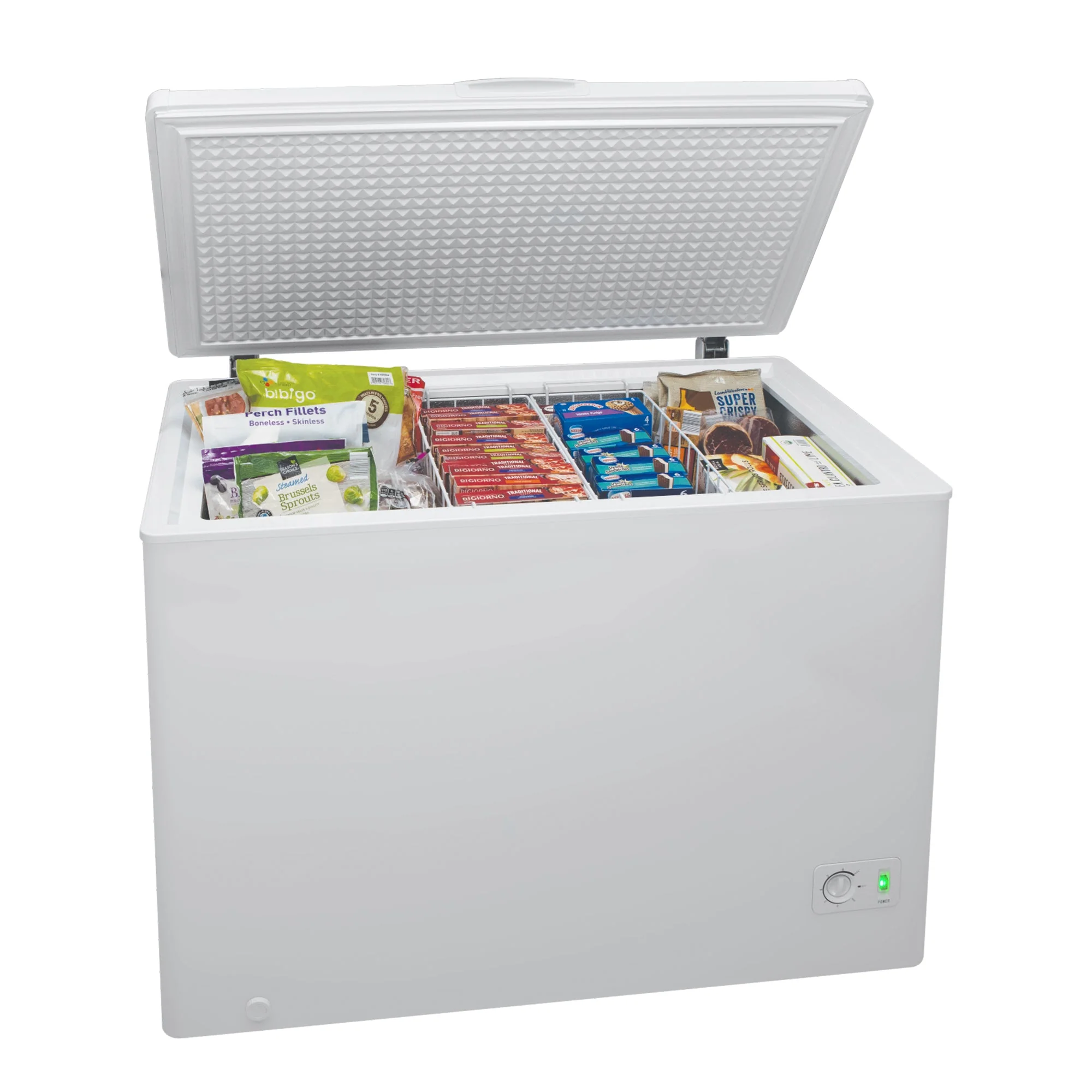 Plastic Development Group 10.6 Cubic Ft Deep Freeze Home Chest Freezer, White - Image 2