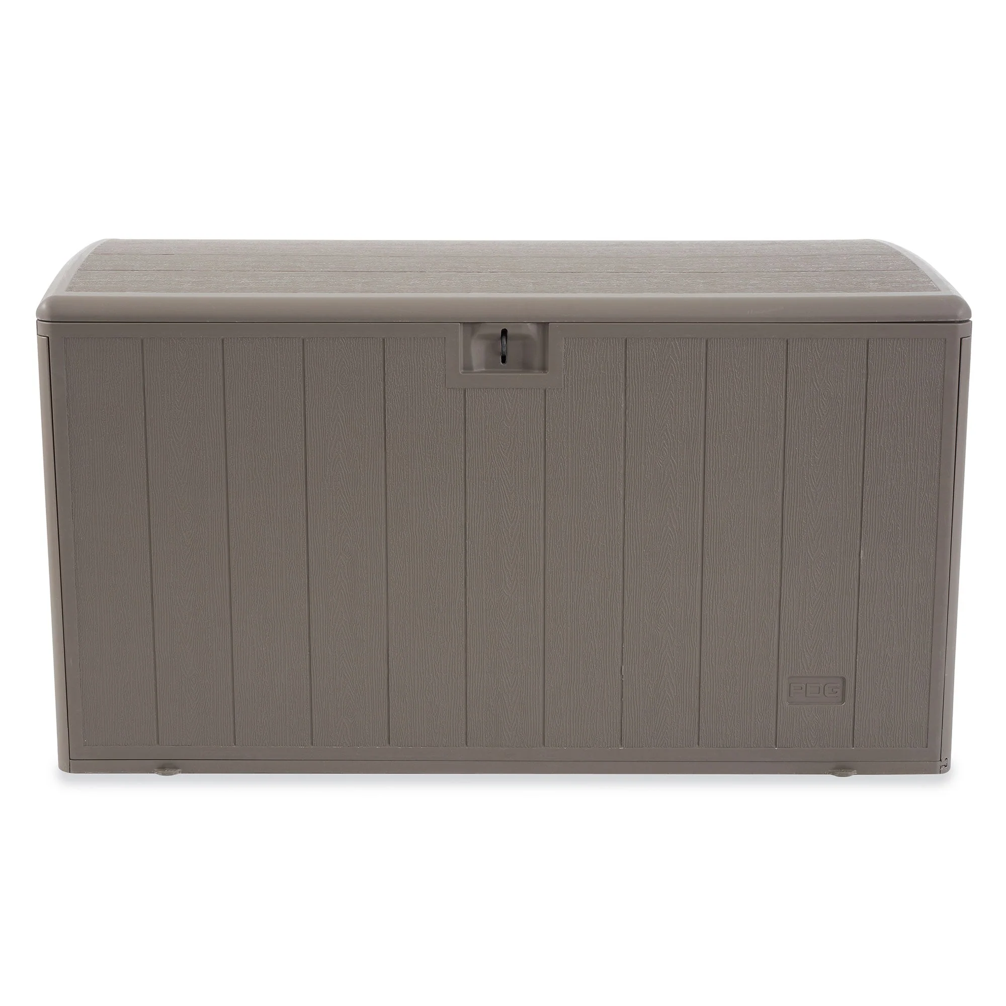 Plastic Development Group 130 Gallon Resin Outdoor Patio Storage Deck Box, Gray - Image 6
