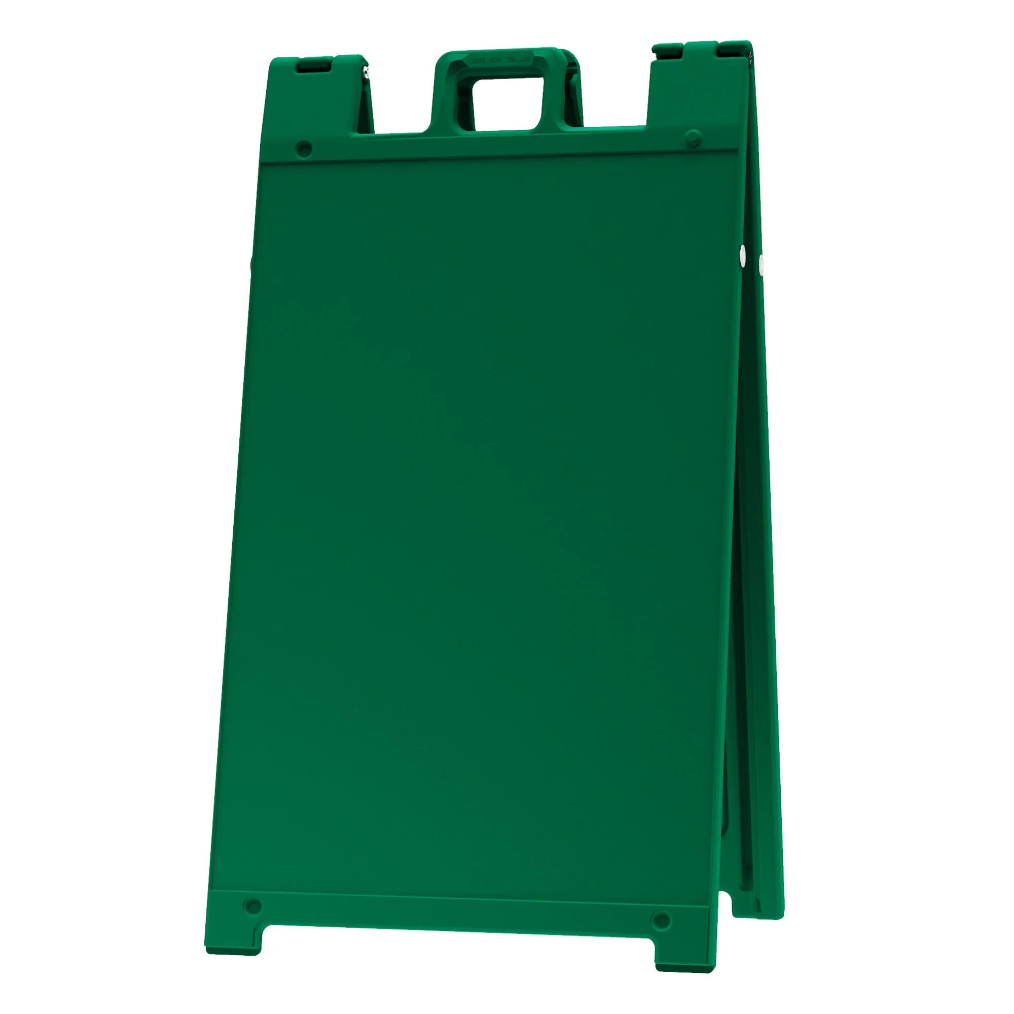 Plasticade Signicade Portable Folding Sidewalk Double Sided Sign Stand, Green - Image 4