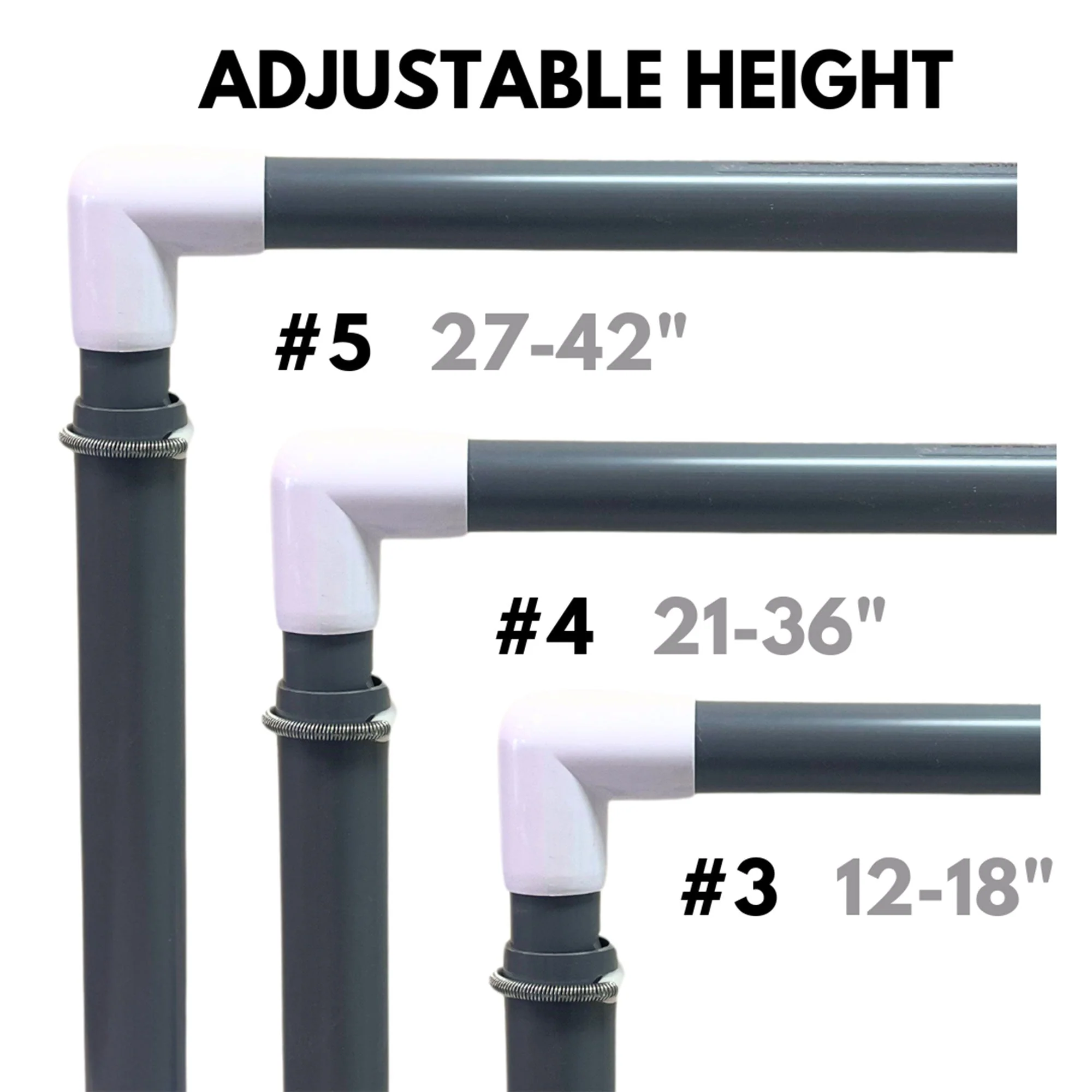 Prism Fitness 12-18 Inches Smart Adjustable-Height Workout Hurdles, Set of 3 - Image 3