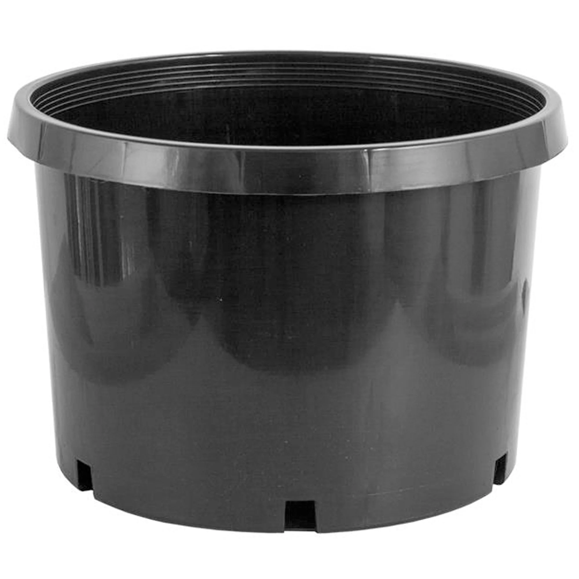 Pro Cal 10 Gallon Premium Nursery Planter Garden Grow Pots, Black (Set of 10) - Image 2