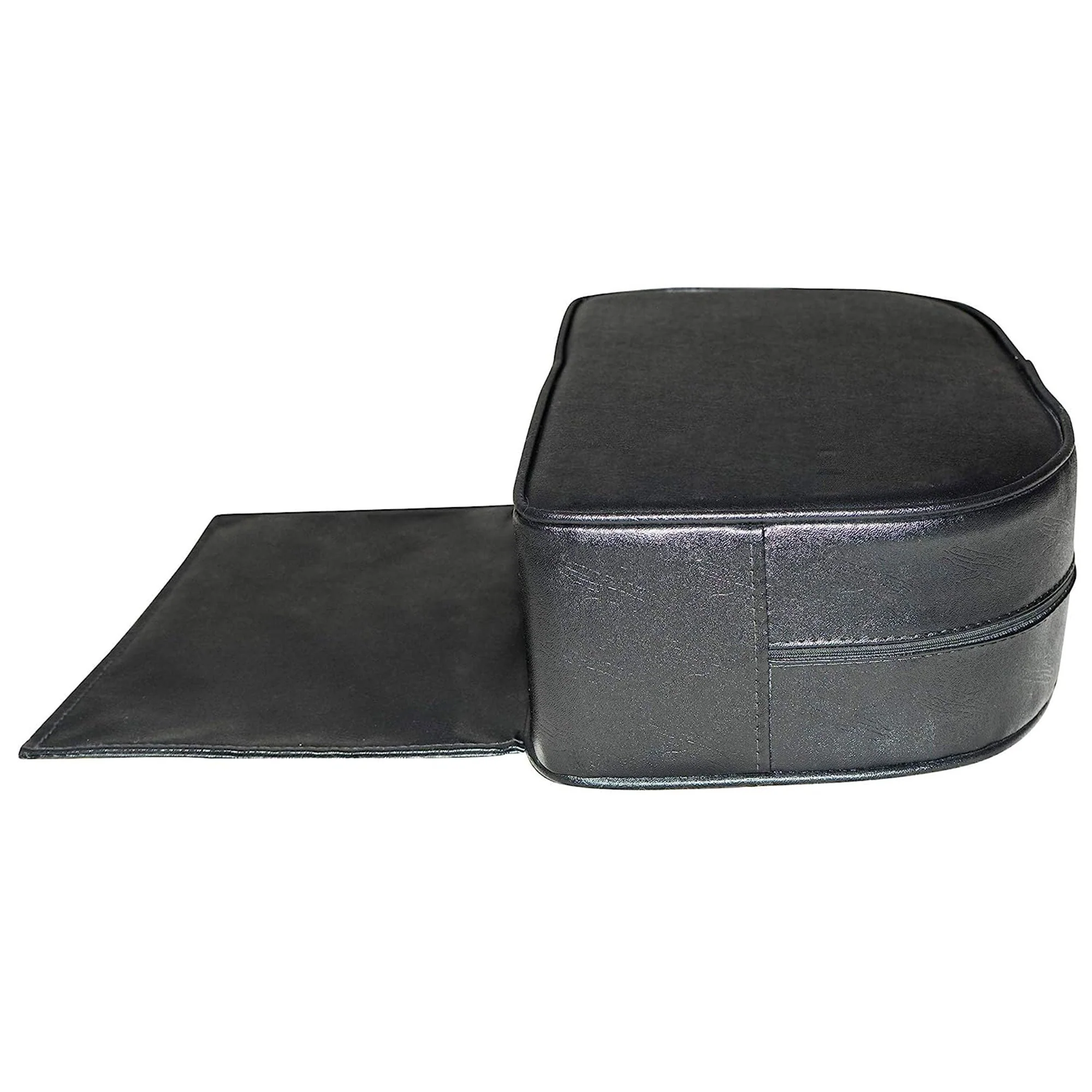 PureSana Chromium Professional Vinyl Child Booster Seat for Salon Chairs, Black - Image 2