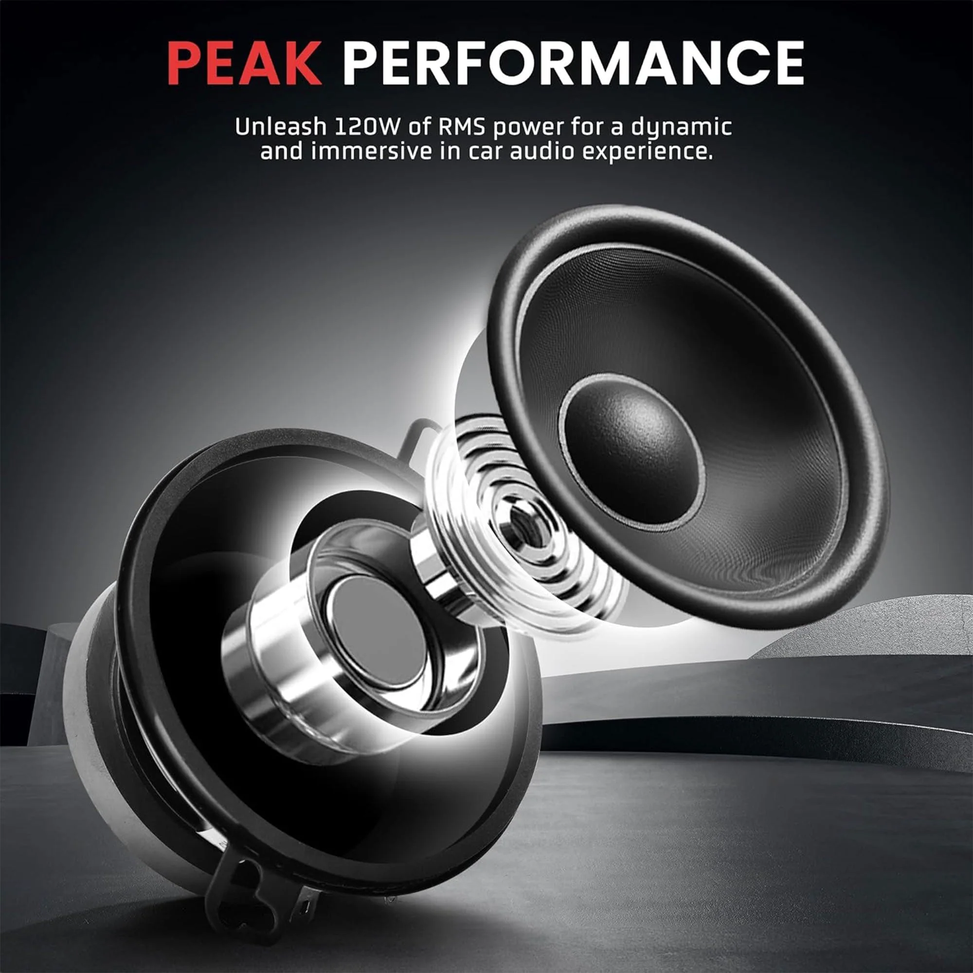 Pyle 2 Way Universal Car Stereo Speakers with OEM Quick Replacement Component - Image 3