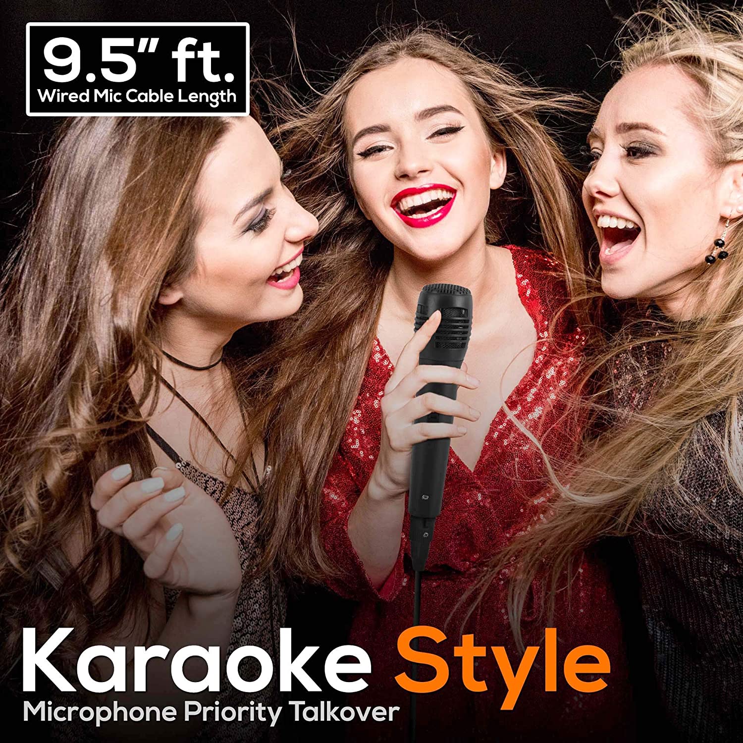 Pyle PPHP122SM Portable Bluetooth Speaker System with Flashing Party Lights - Image 8