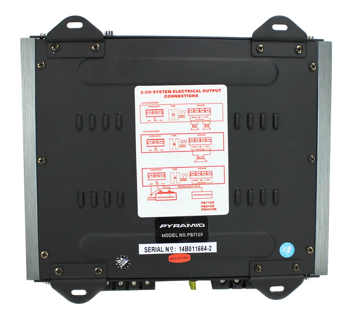 Pyramid 10" 1000W Subwoofer Bandpass System & Pyramid PB715X 1000W 2-Channel Amp - Image 12