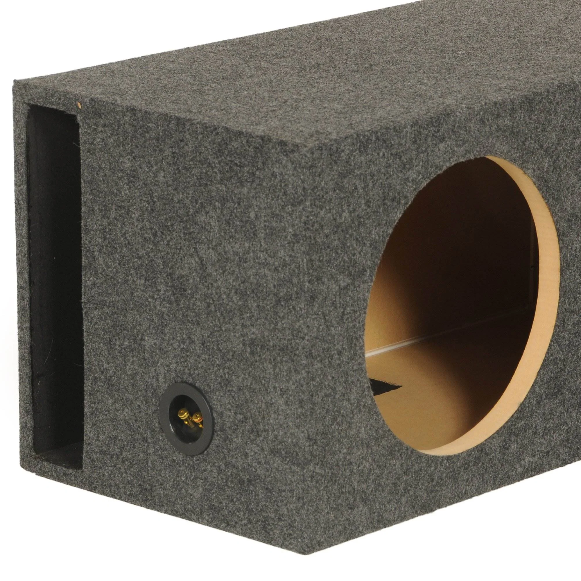 QPower HD112VL Single 12 Inch SPL XL Heavy-Duty Side Ported Subwoofer Enclosure - Image 9