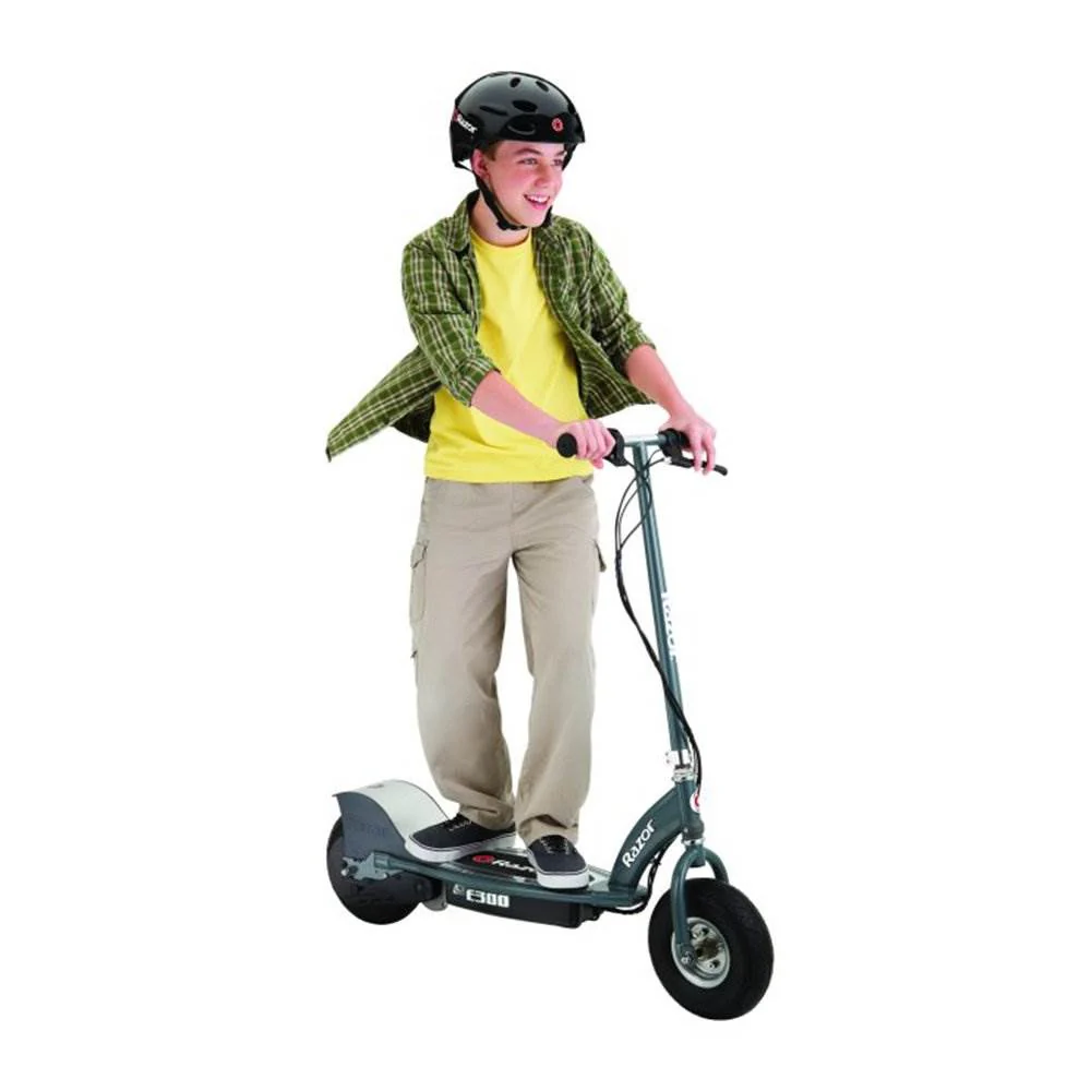Razor E300 Ride-On 24V High-Torque Motorized Electric Powered Scooter, Gray - Image 2