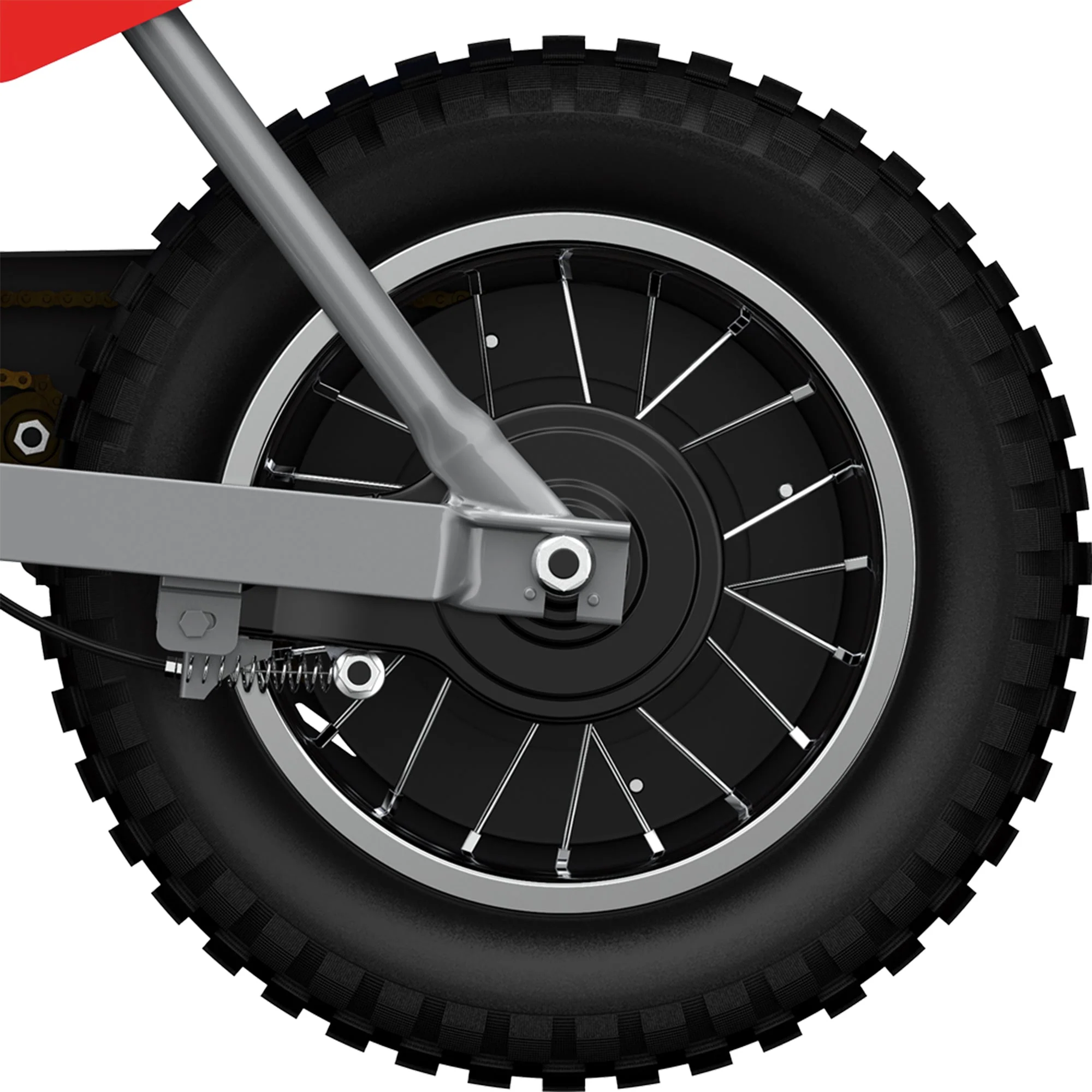 Razor MX350 Dirt Rocket Kids Electric Toy Motocross Motorcycle Dirt Bike, Red - Image 6