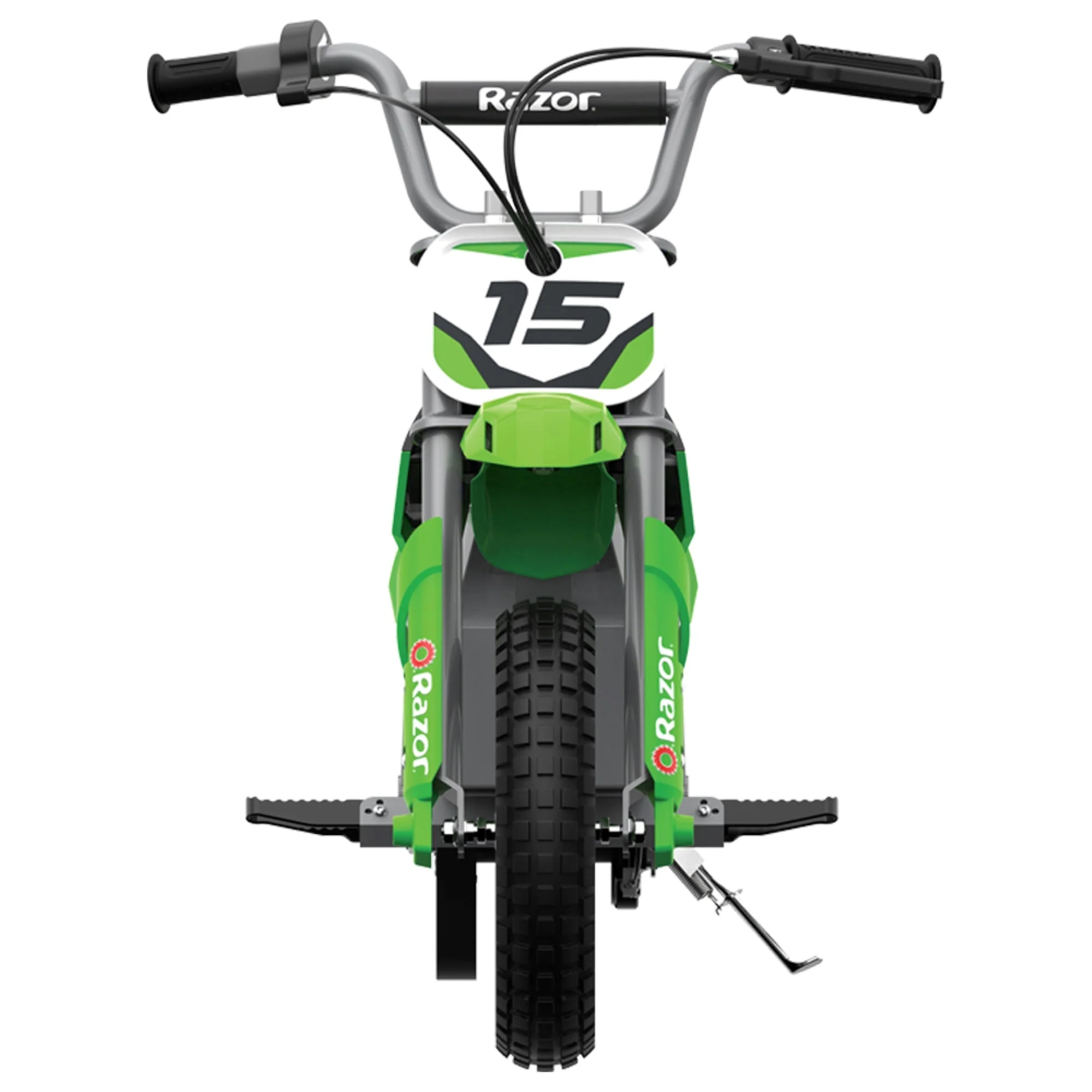 Razor MX400 Dirt Rocket 24V Electric Toy Motocross Dirt Bike, Green (2 Pack) - Image 8