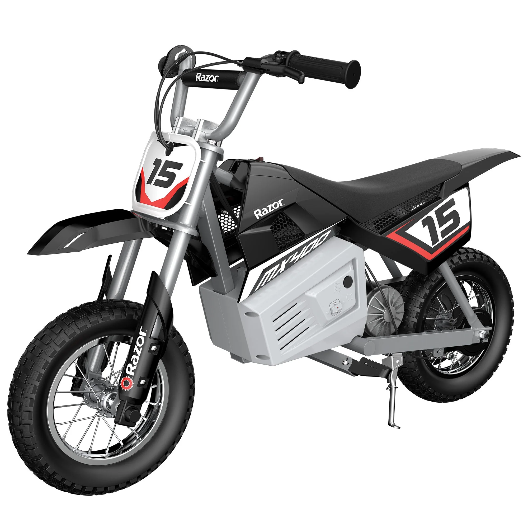 Razor MX400 Rocket 24V Electric Toy Motocross Dirt Bike, Black (2 Pack) - Image 2
