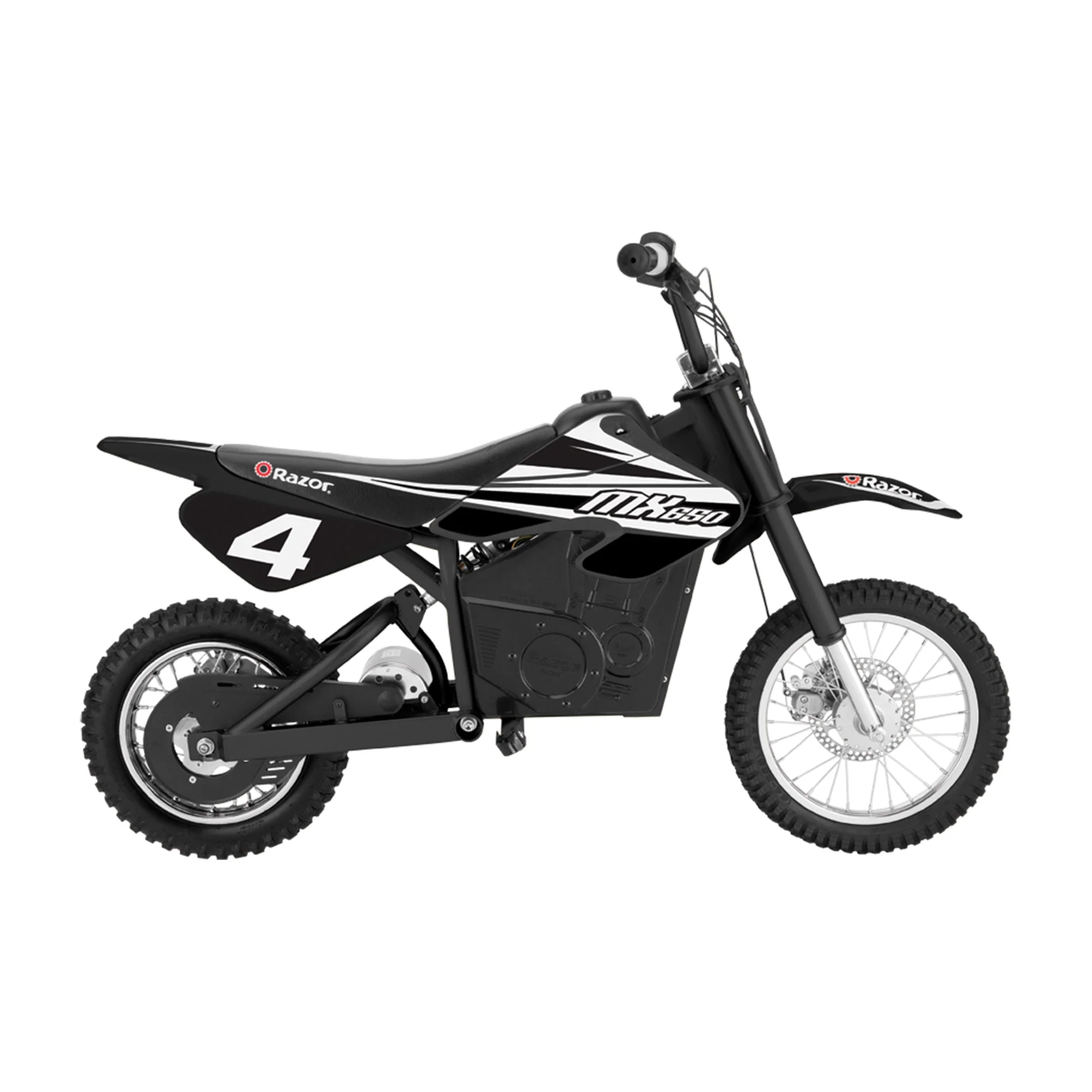 Razor MX650 Dirt Rocket High-Torque Electric Motocross Dirt Bike, Black (2 Pack) - Image 4