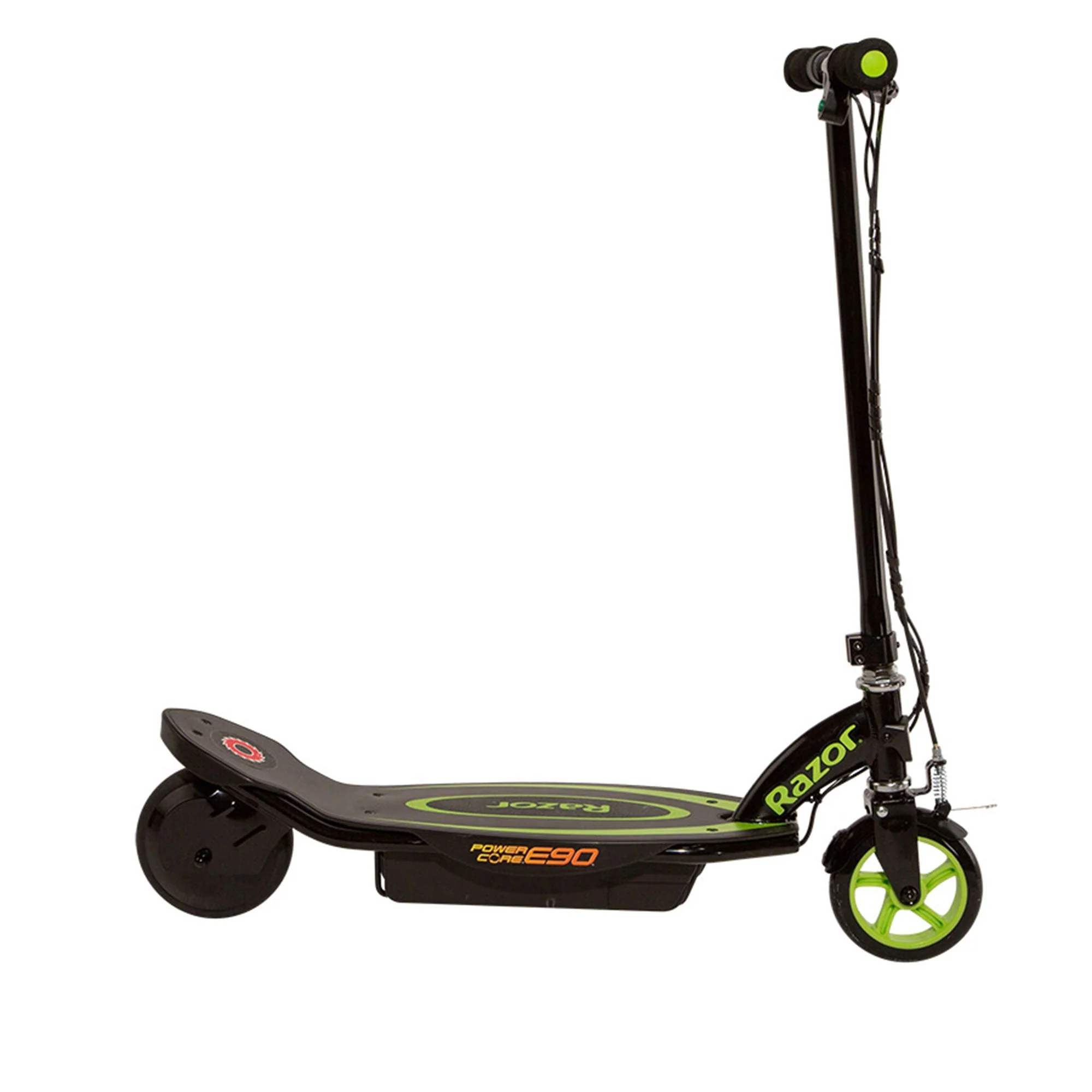 Razor Power Core E90 Sleek Electric Scooter with Push Button Throttle, Green - Image 10