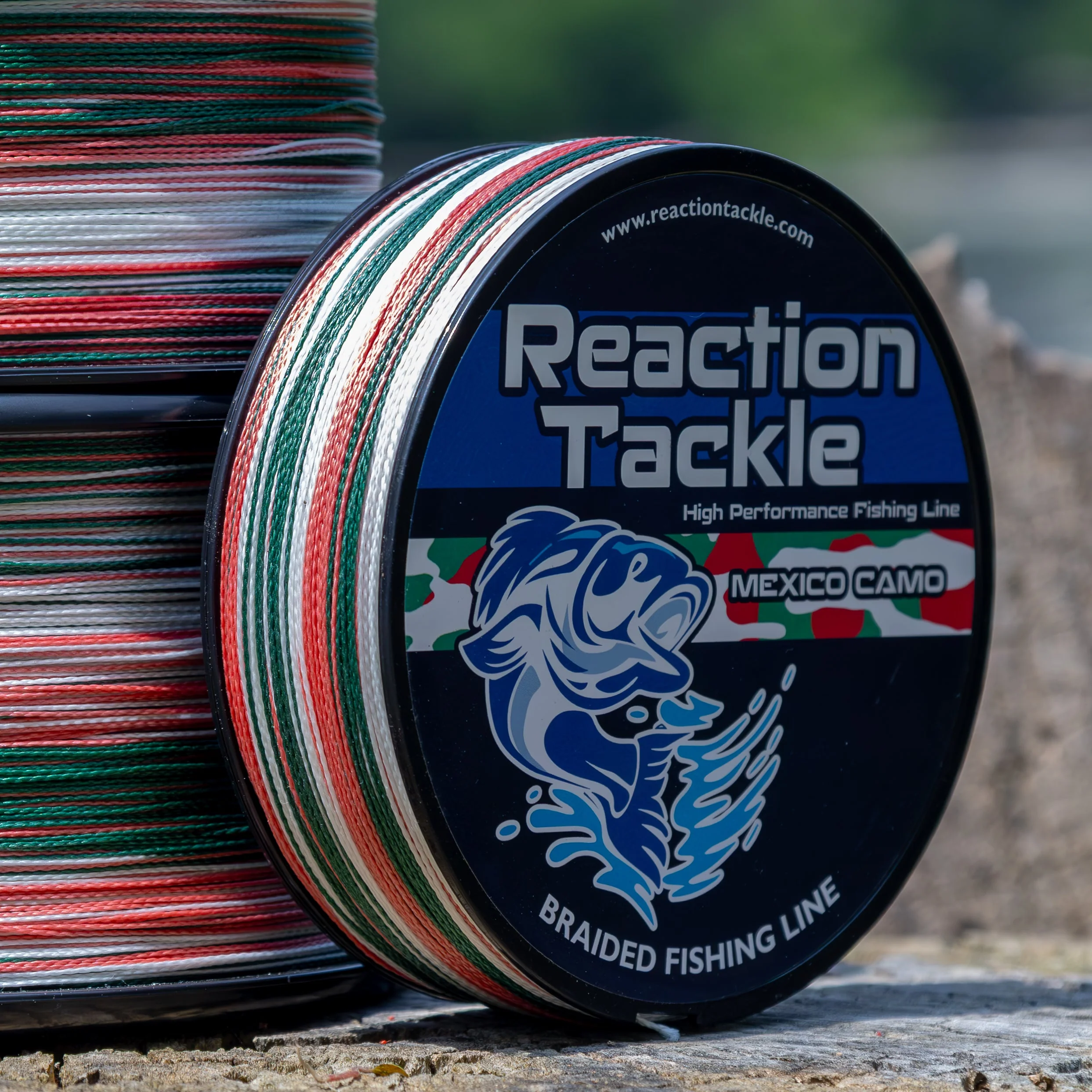 Reaction Tackle Braided Fishing Line - Mexico Camo - NEW - Image 6