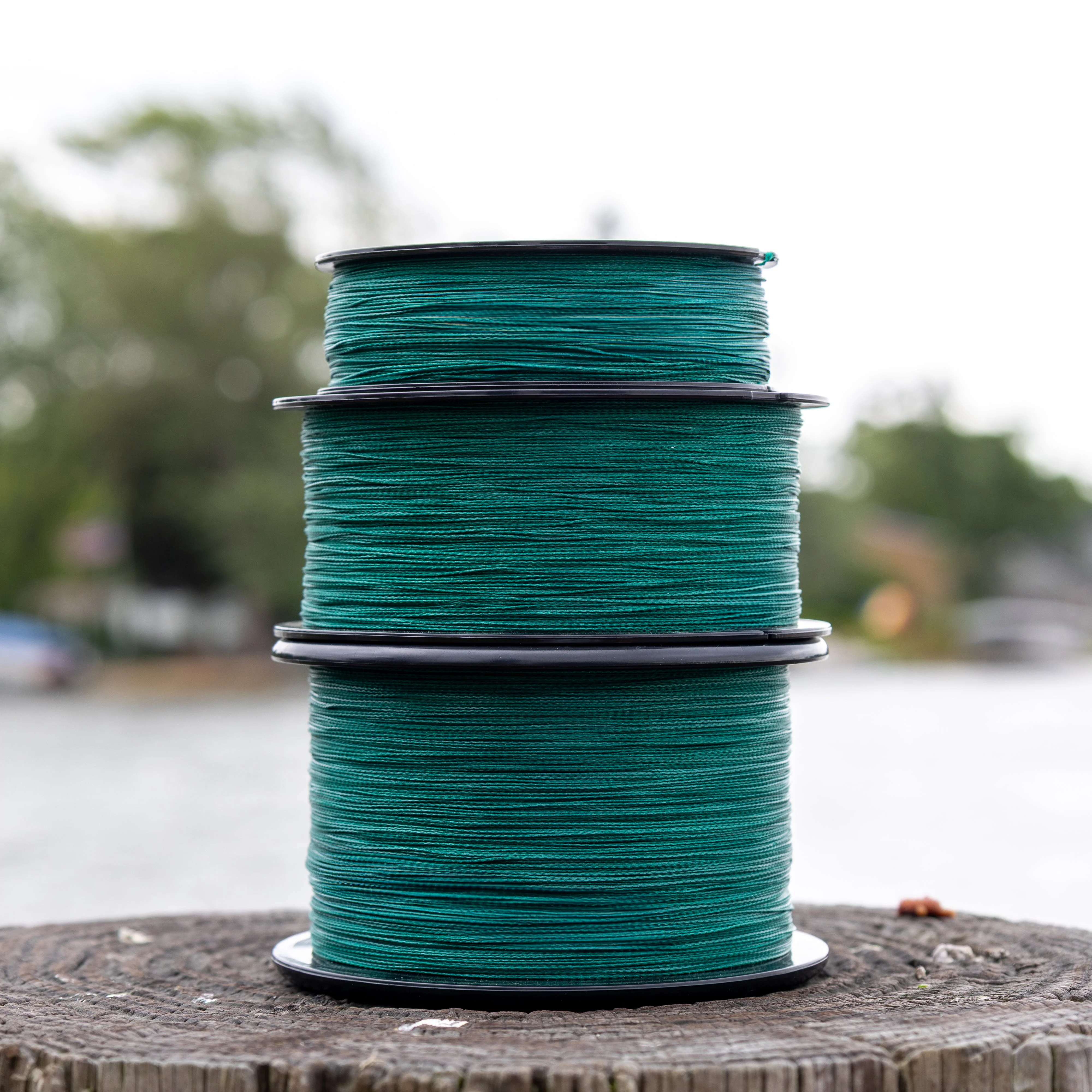 Reaction Tackle Braided Fishing Line - NO FADE Moss Green - NEW - Image 8