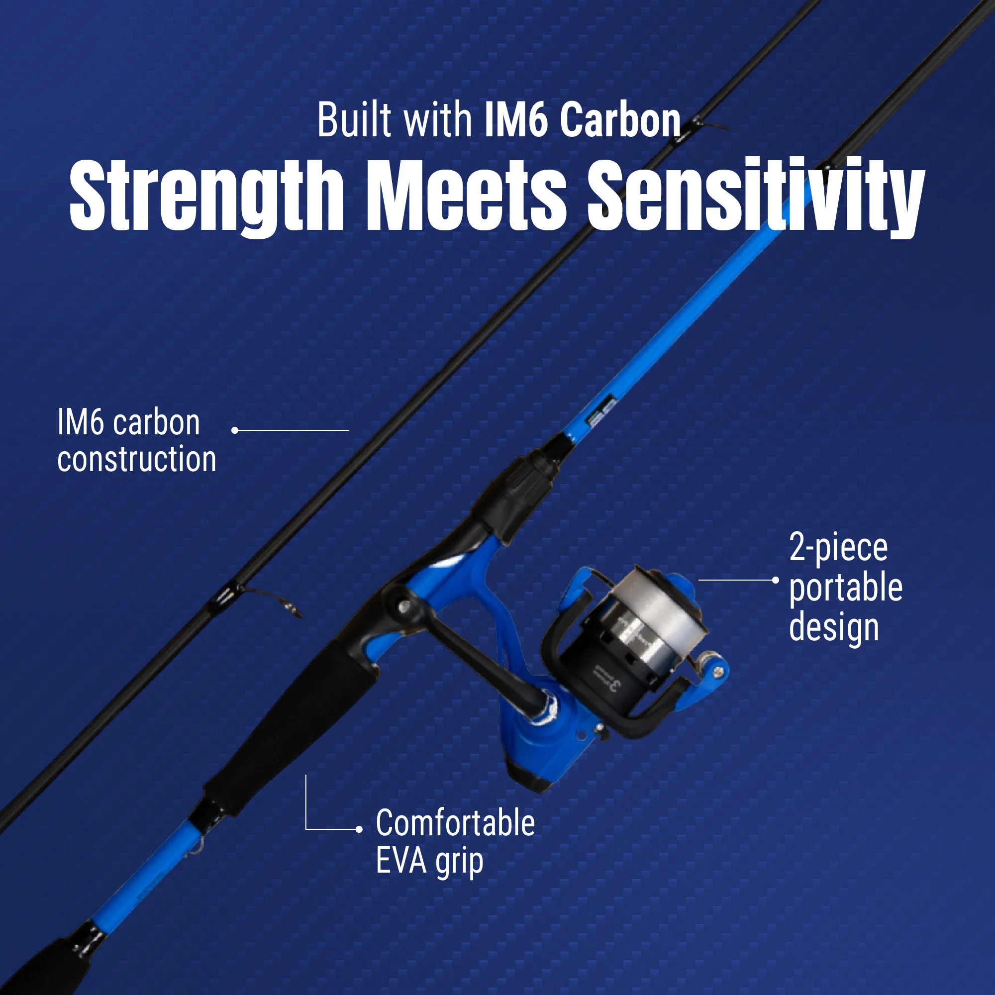 Reaction Tackle Fishing Rod and Spinning Reel Combo – Predator Pro - NEW - Image 7