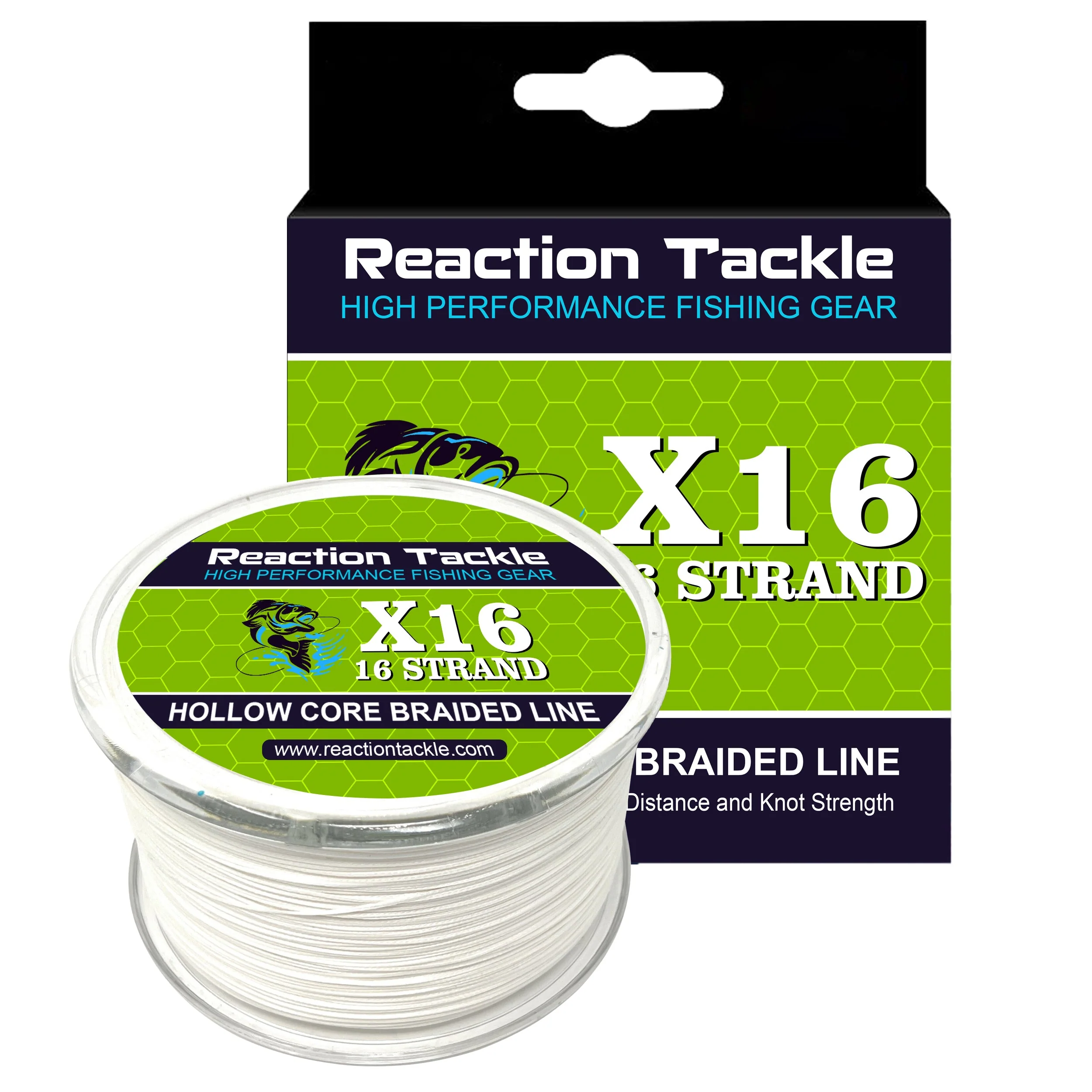 Reaction Tackle Hollow Core - 16 Strand Braided Fishing Line - Image 6