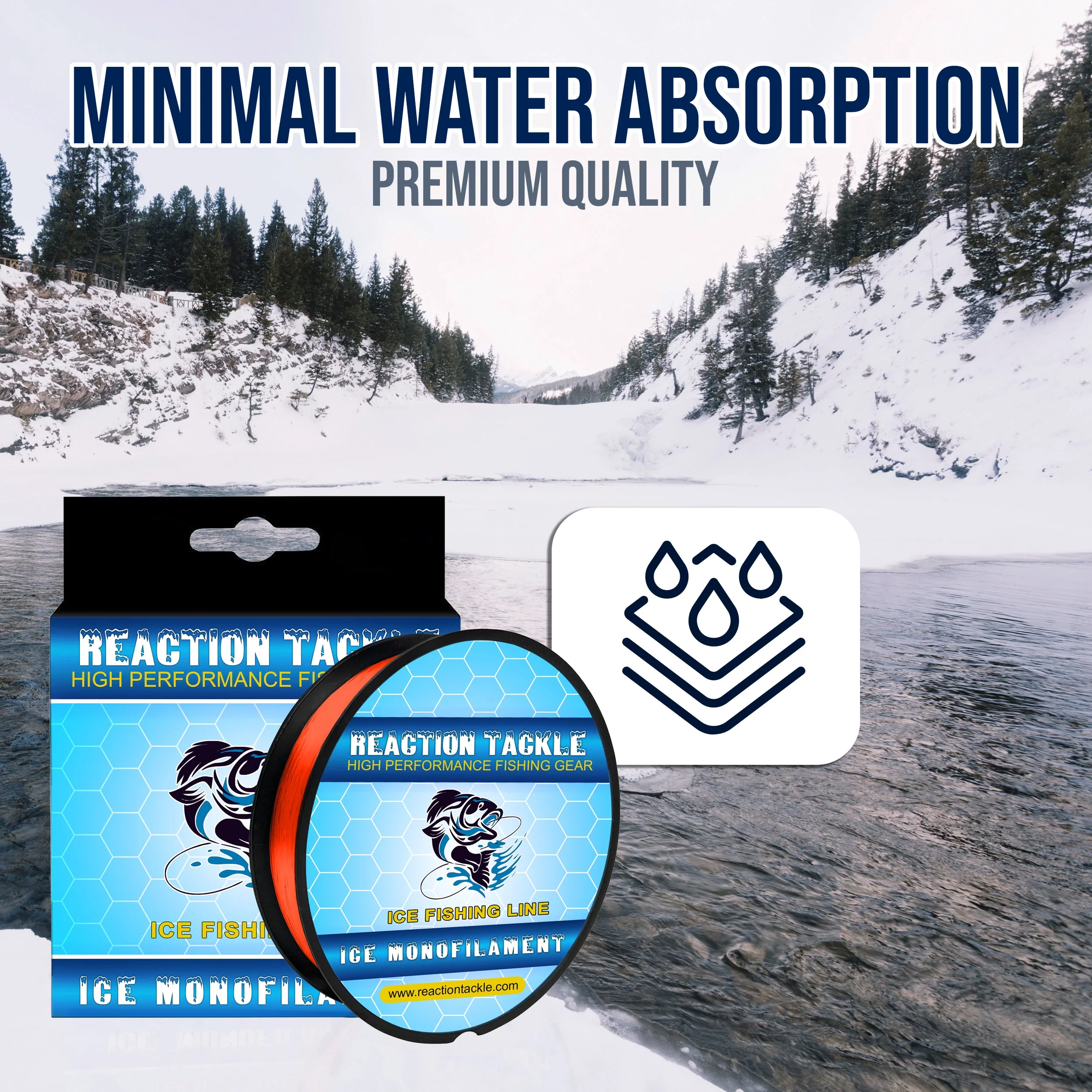 Reaction Tackle ICE Monofilament Fishing Line - Image 11