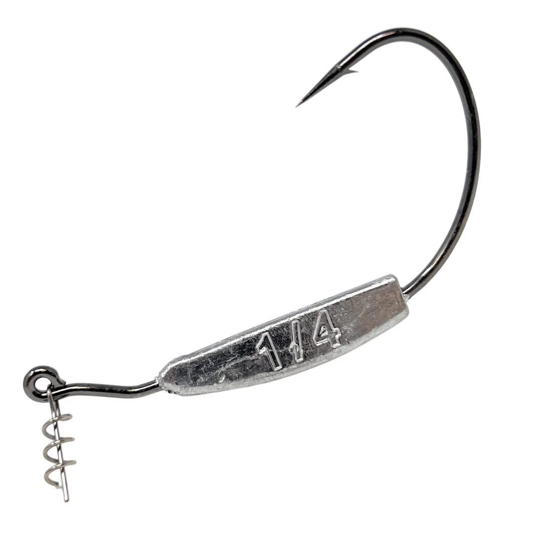 Reaction Tackle Lead Weighted Swimbait Hooks (10-PACK) - Image 18
