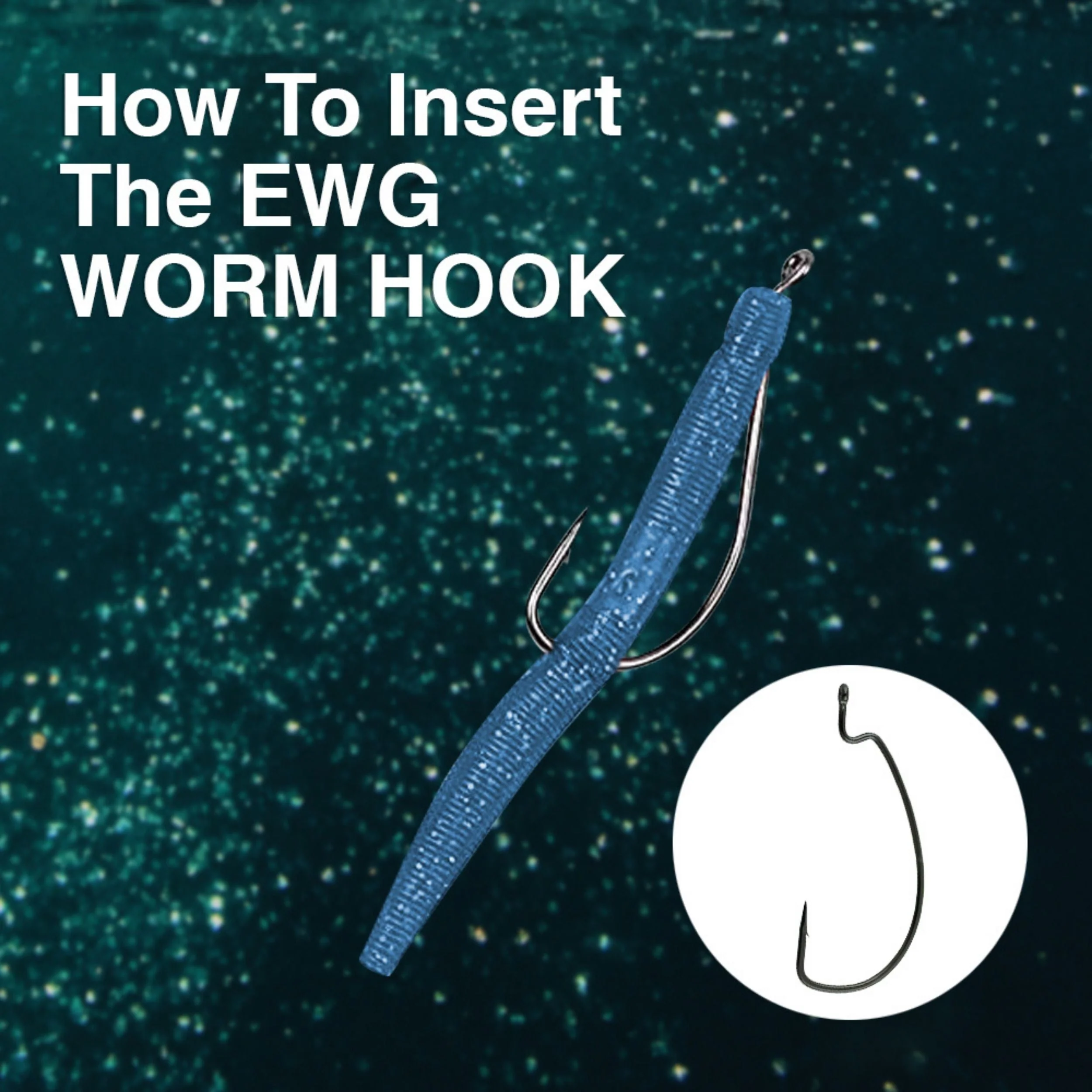 Reaction Tackle Offset EWG Worm Hooks (25-Pack) - Image 6