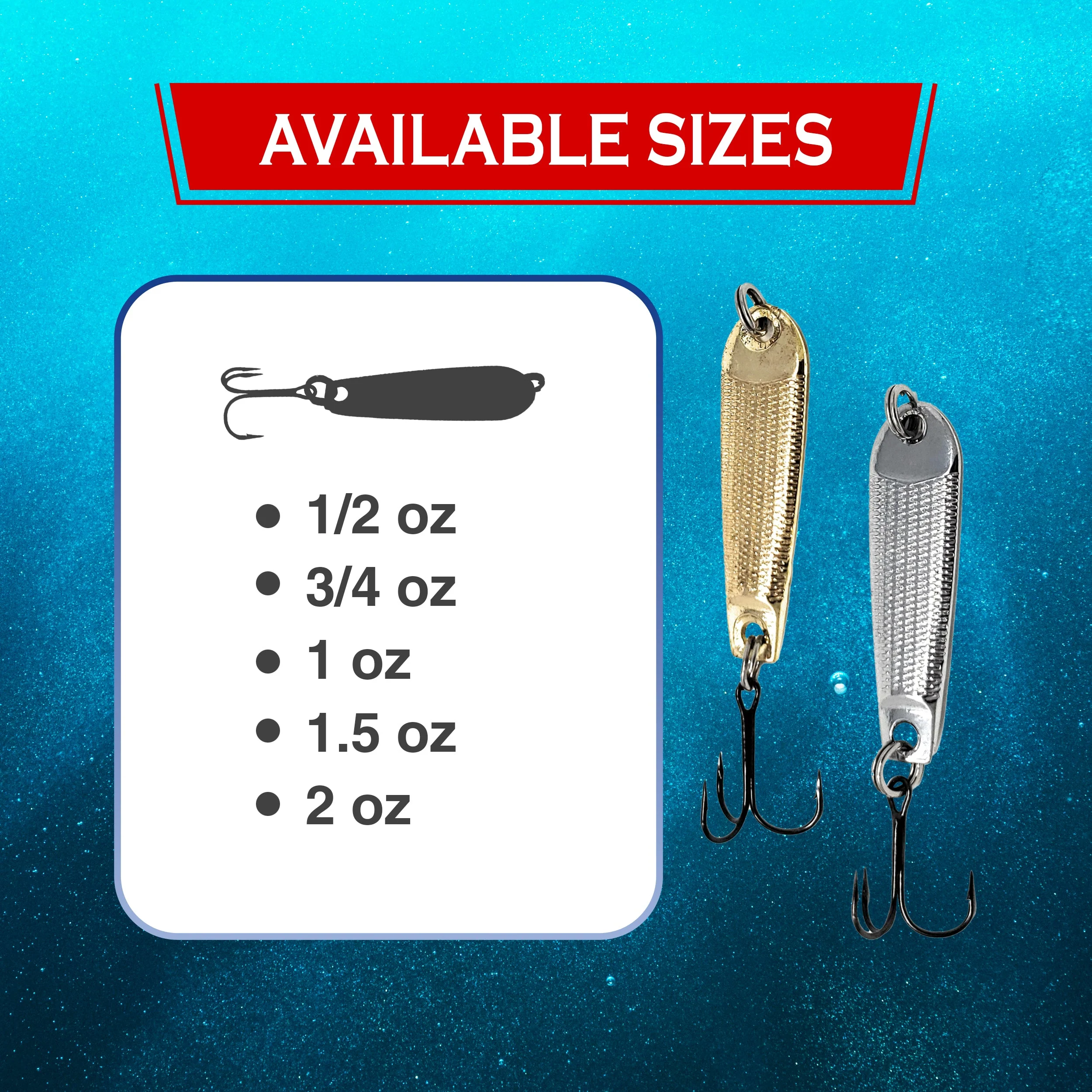 Reaction Tackle Tungsten Jigging Spoons (2-Pack) - Image 7