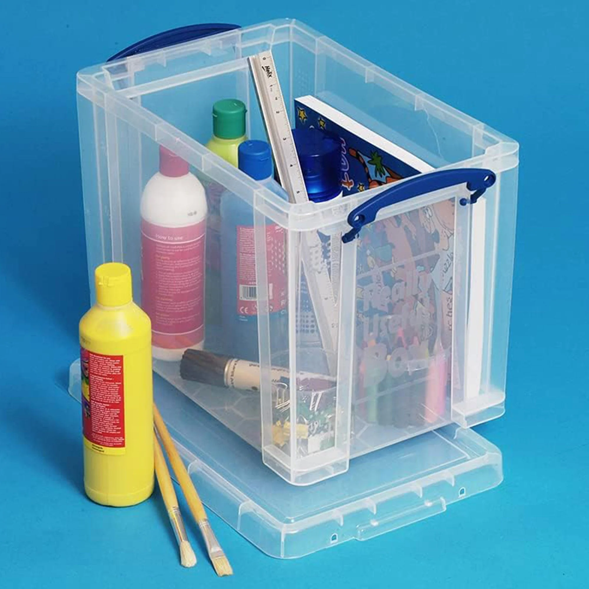 Really Useful Box 19L Storage Container with Lid and Clip Lock Handles, (3 Pack) - Image 8