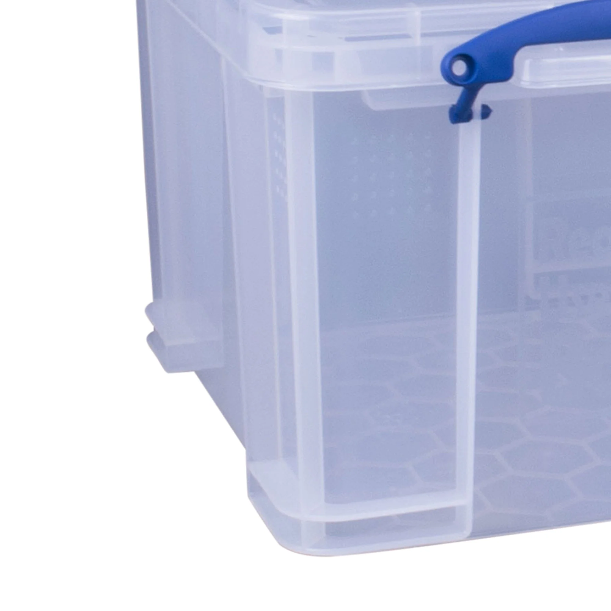 Really Useful Box 32 Liter Storage Container w/Snap Lock Handles, 9 Pack, Clear - Image 8