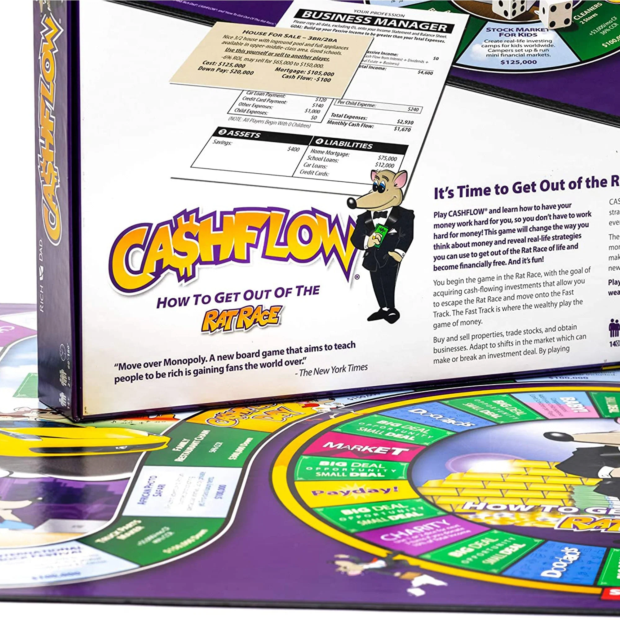 Rich Dad CASHFLOW Strategic Investing and Educational Board Game, 2020 Redesign - Image 10