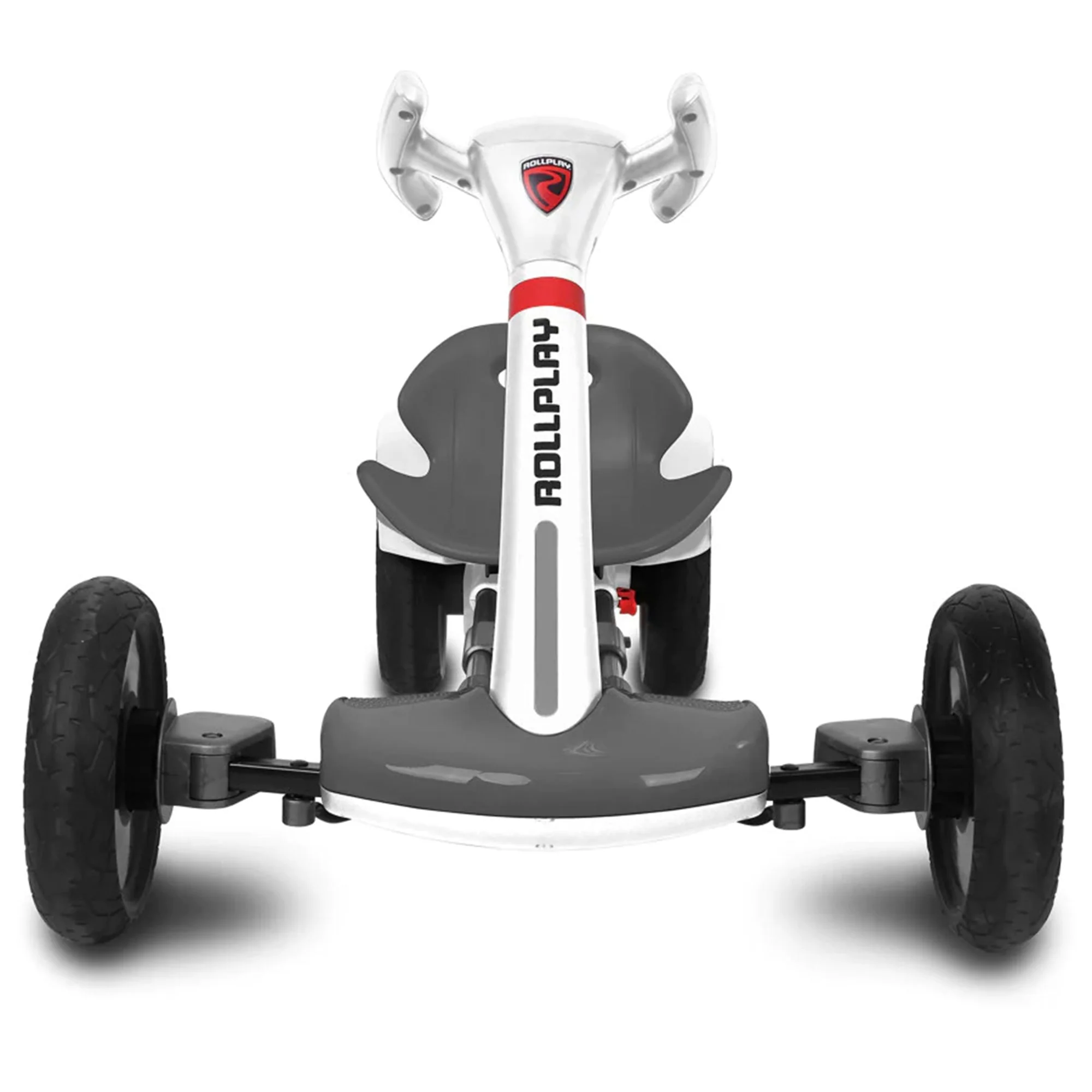 Rollplay FLEX Kart Foldable Ride-On Kids Tricycle 6V Battery Electric Car, White - Image 2
