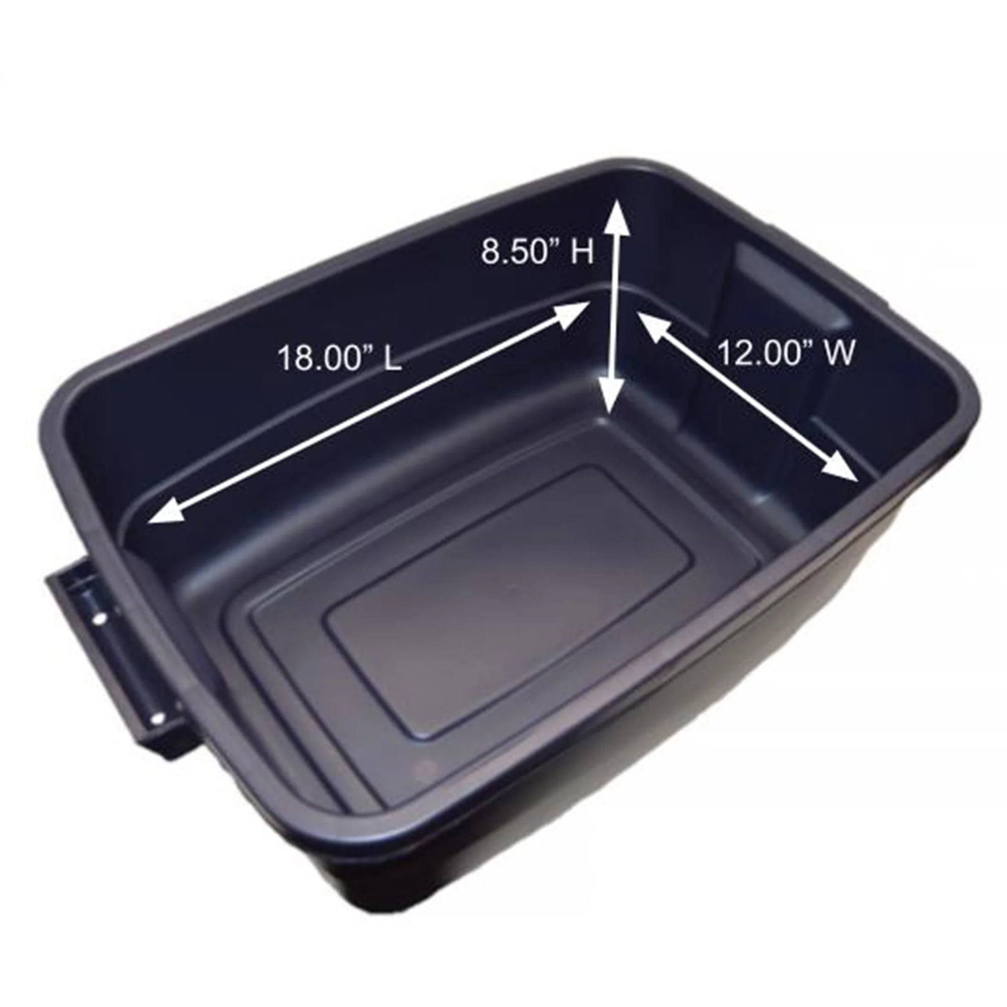 Rubbermaid 10 Gallon Stackable Storage Container, Dark Indigo Metallic (6 Pack) - Image 8