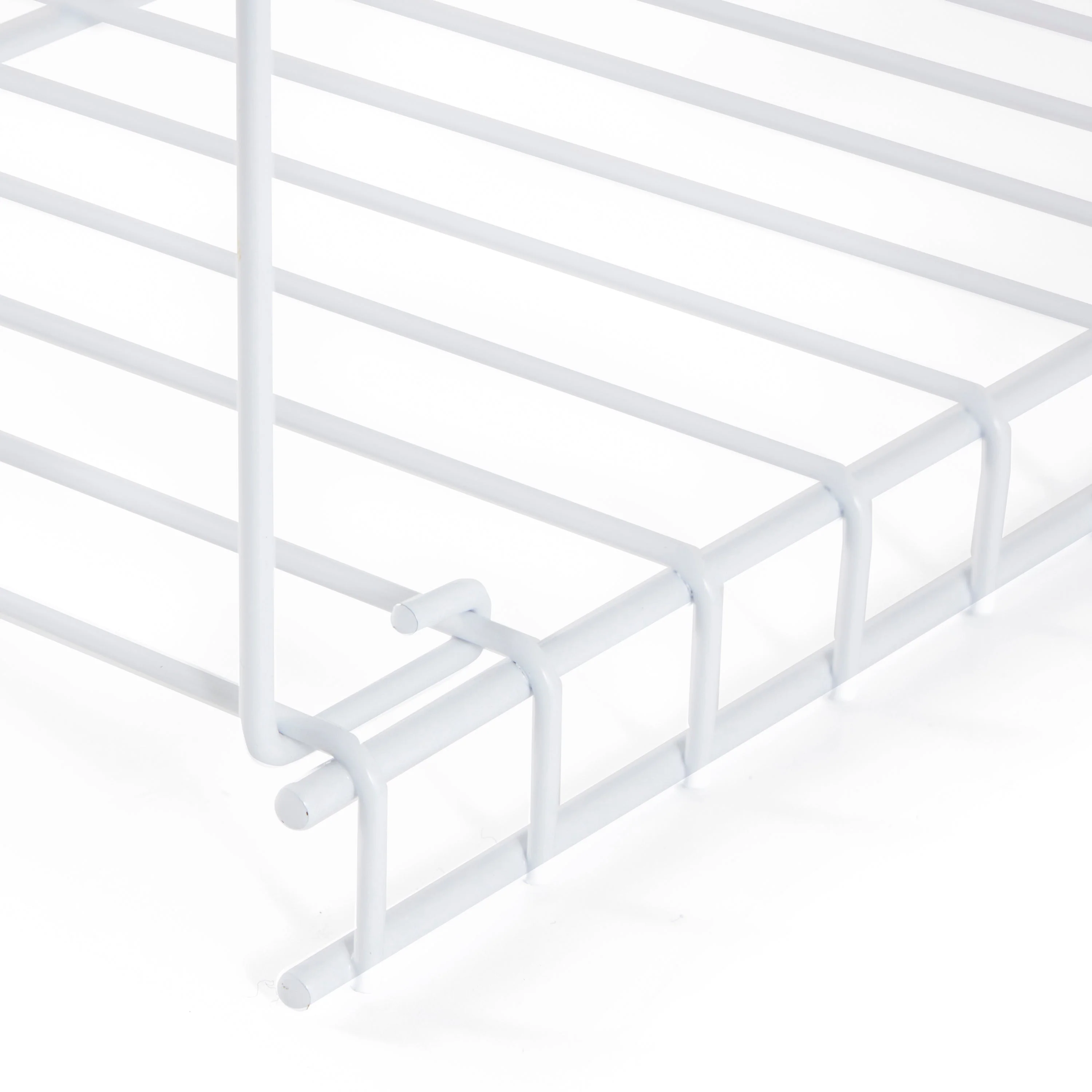 Rubbermaid 24 In Universal Closet Steel Wire Added Storage Hanging Shelf, White - Image 6