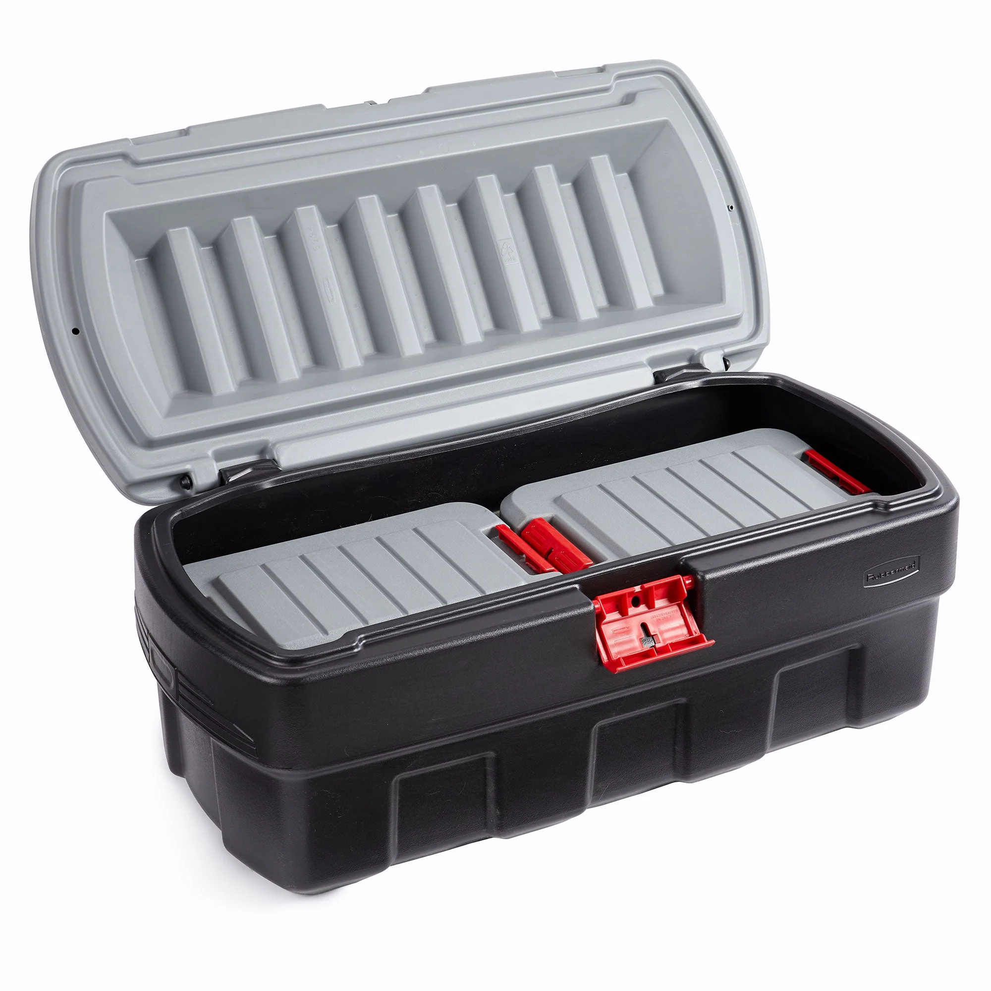 Rubbermaid 48 & 8 Gallons Action Packer Lockable Latch Storage Box Tote Bundle - Image 2