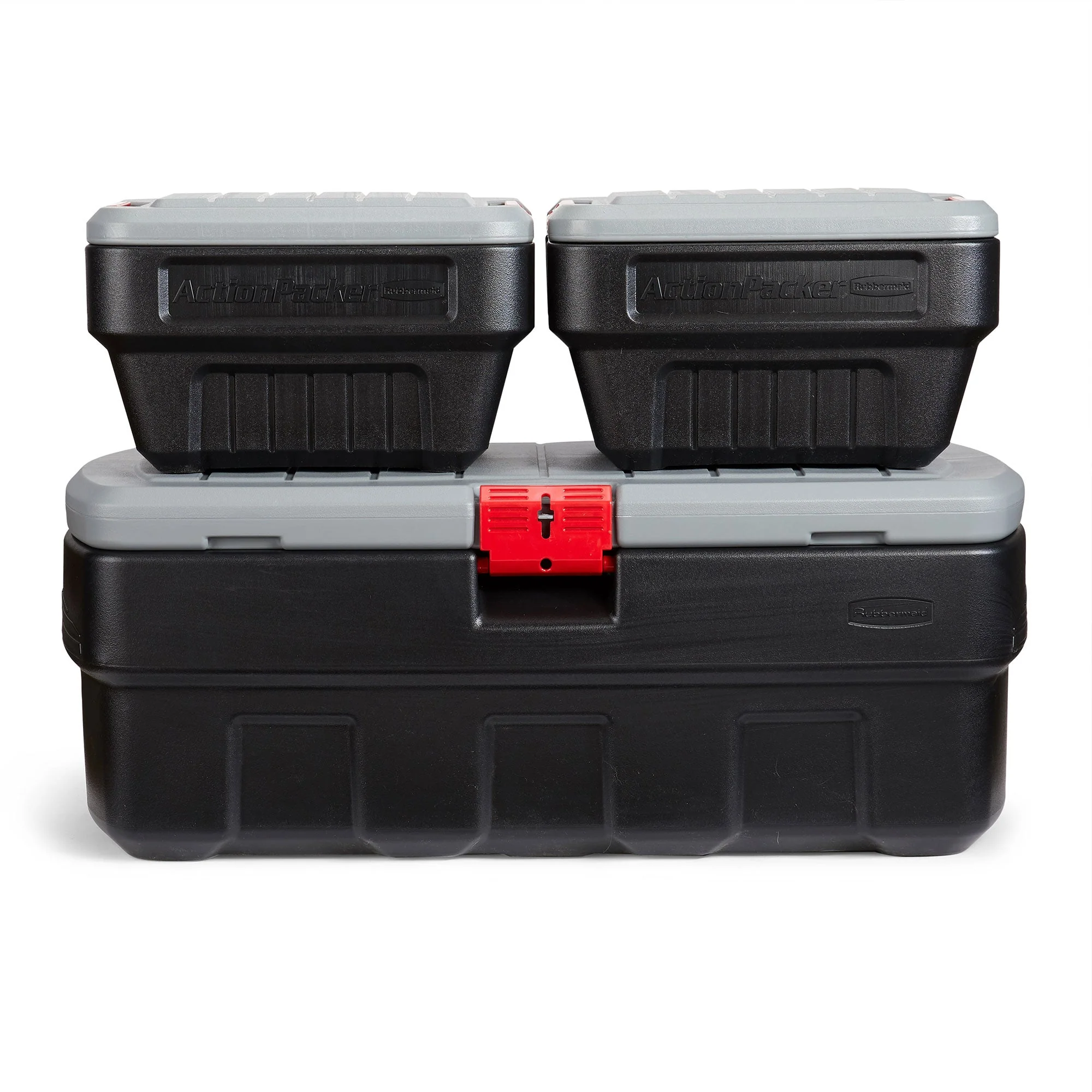 Rubbermaid 48 & 8 Gallons Action Packer Lockable Latch Storage Box Tote Bundle - Image 3