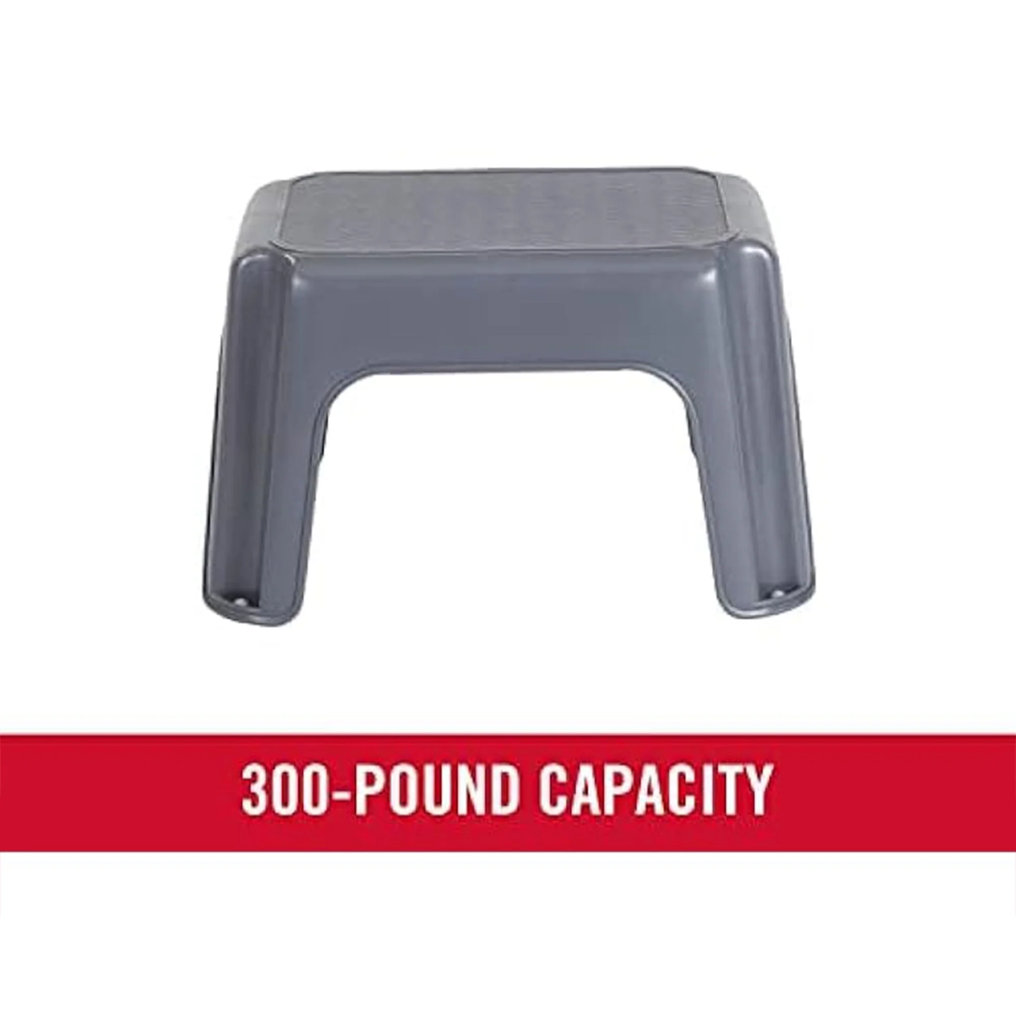 Rubbermaid Durable Plastic Kids Step Stool w/ 200 Pound Weight Capacity, Gray - Image 5