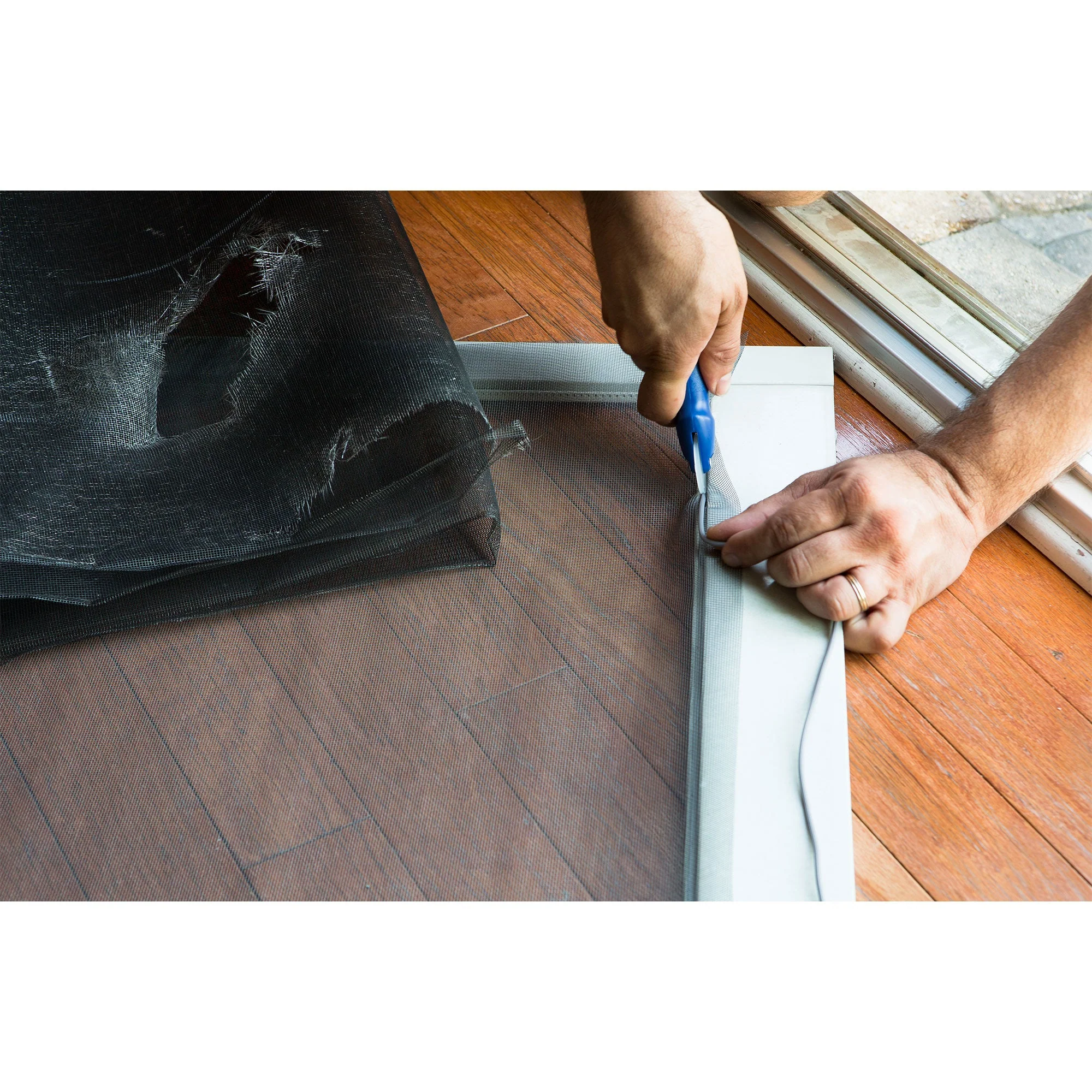 Saint-Gobain Adfors Fiberglass Window Screen for Home Improvement, Charcoal - Image 3