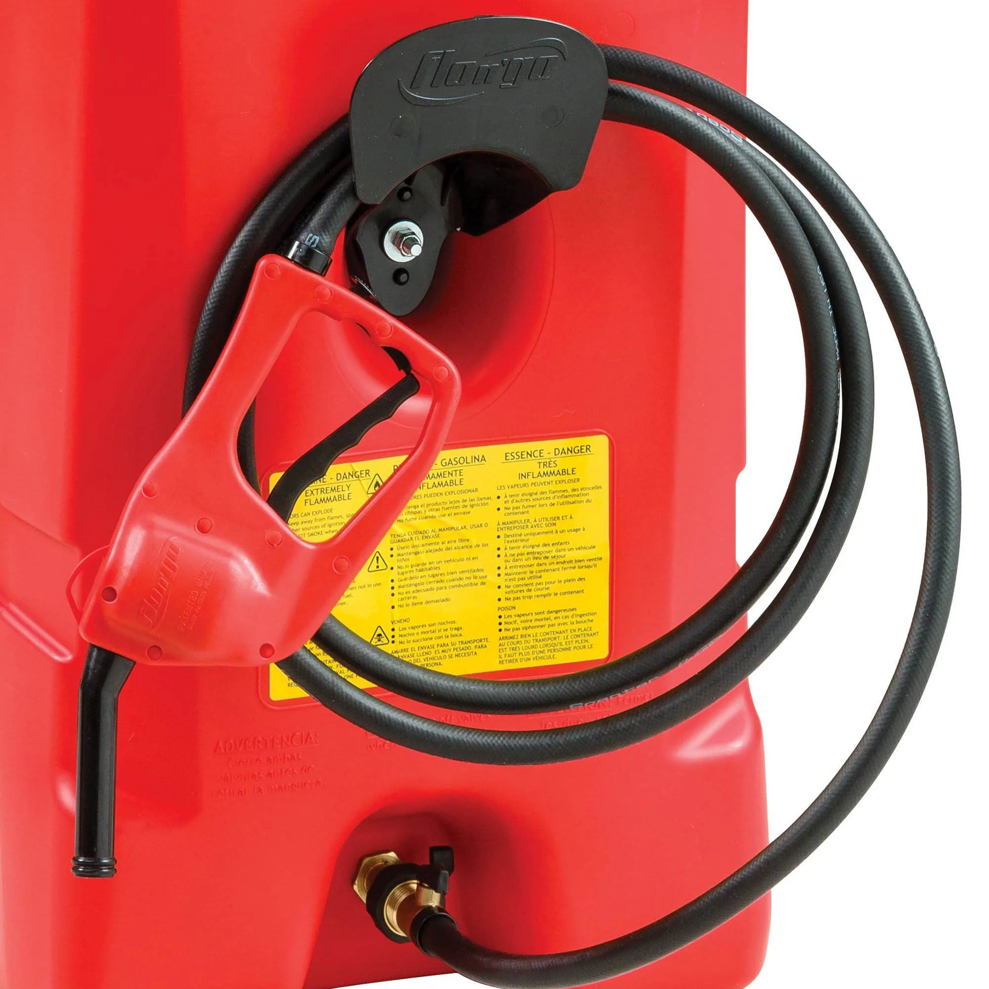 Scepter Flo N' Go Duramax 14 Gal Gas Fuel Tank Container Caddy Can & Pump, 2 Pk - Image 8