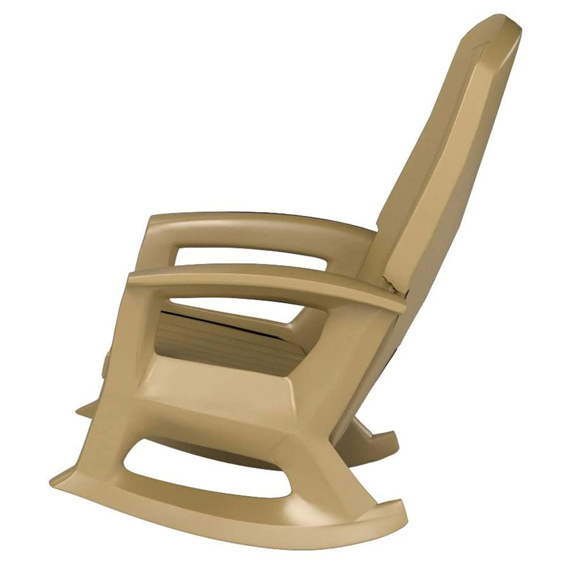 Semco Plastics Rockaway Heavy Duty All Weather Outdoor Rocking Chair (4 Pack) - Image 6