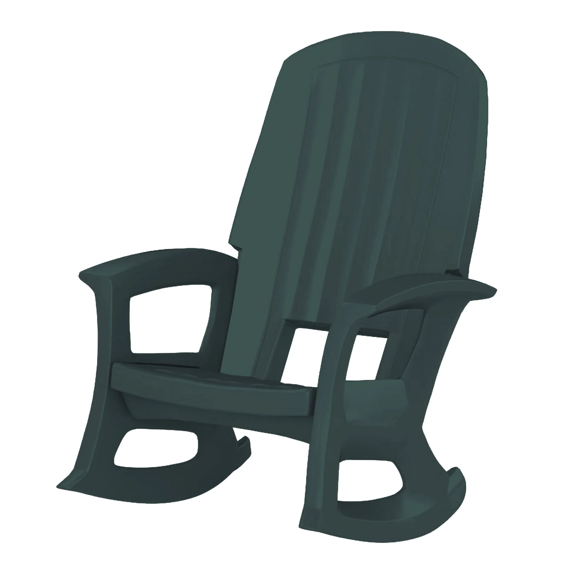 Semco Plastics Rockaway Heavy Duty All-Weather Outdoor Rocking Chair, Green - Image 10