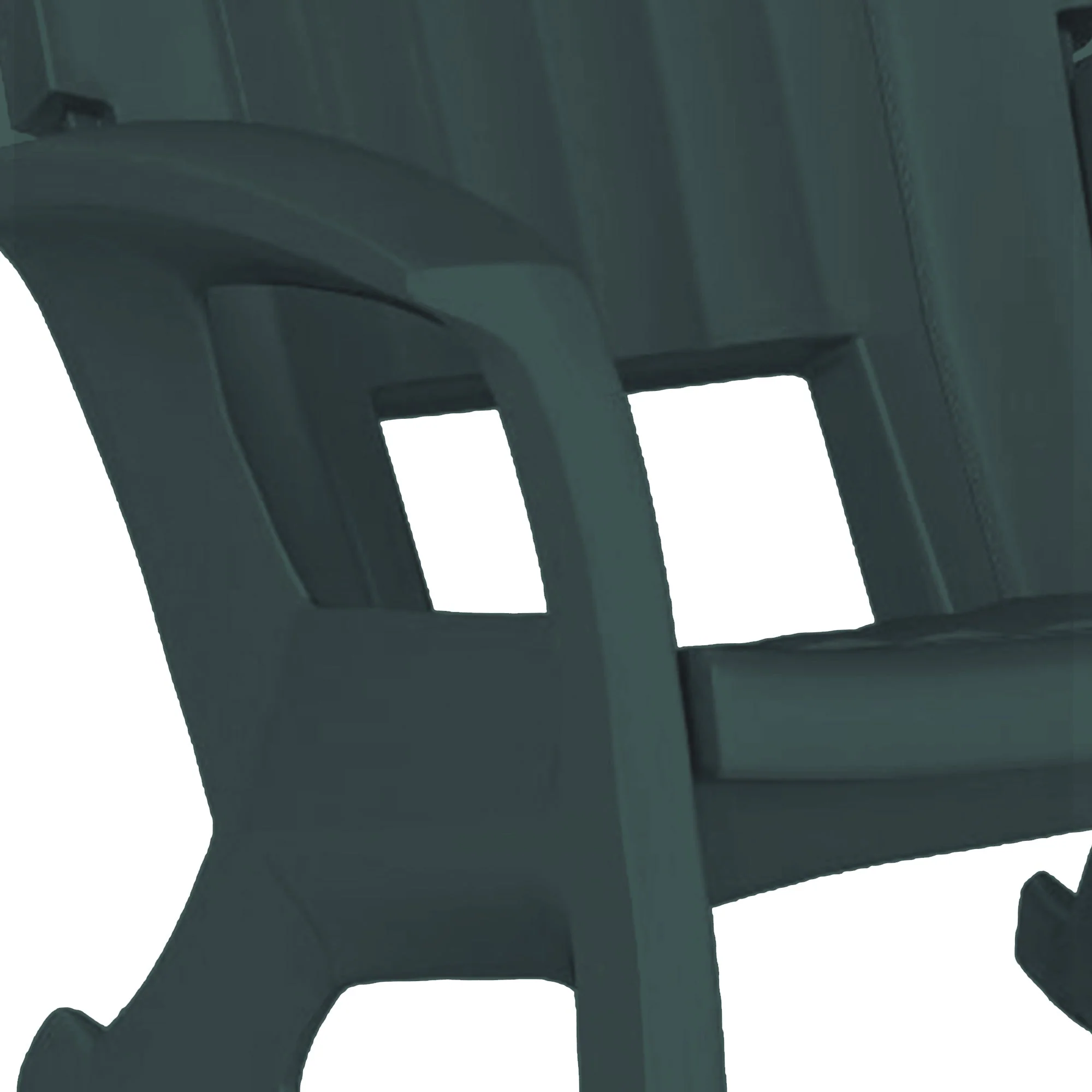 Semco Plastics Rockaway Heavy Duty All-Weather Outdoor Rocking Chair, Green - Image 9