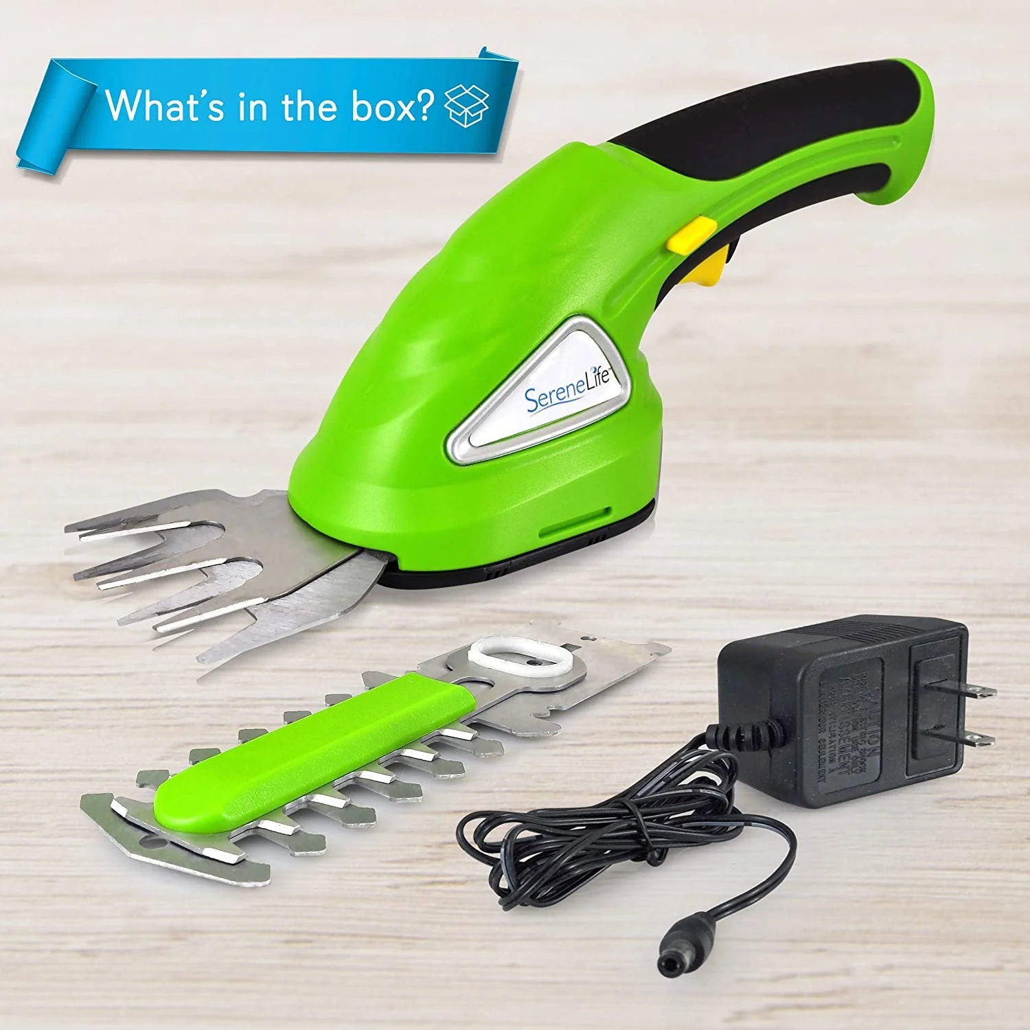 SereneLife Rechargeable Electric Cordless Grass Clipper & Hedge Trimmer (2 Pack) - Image 7
