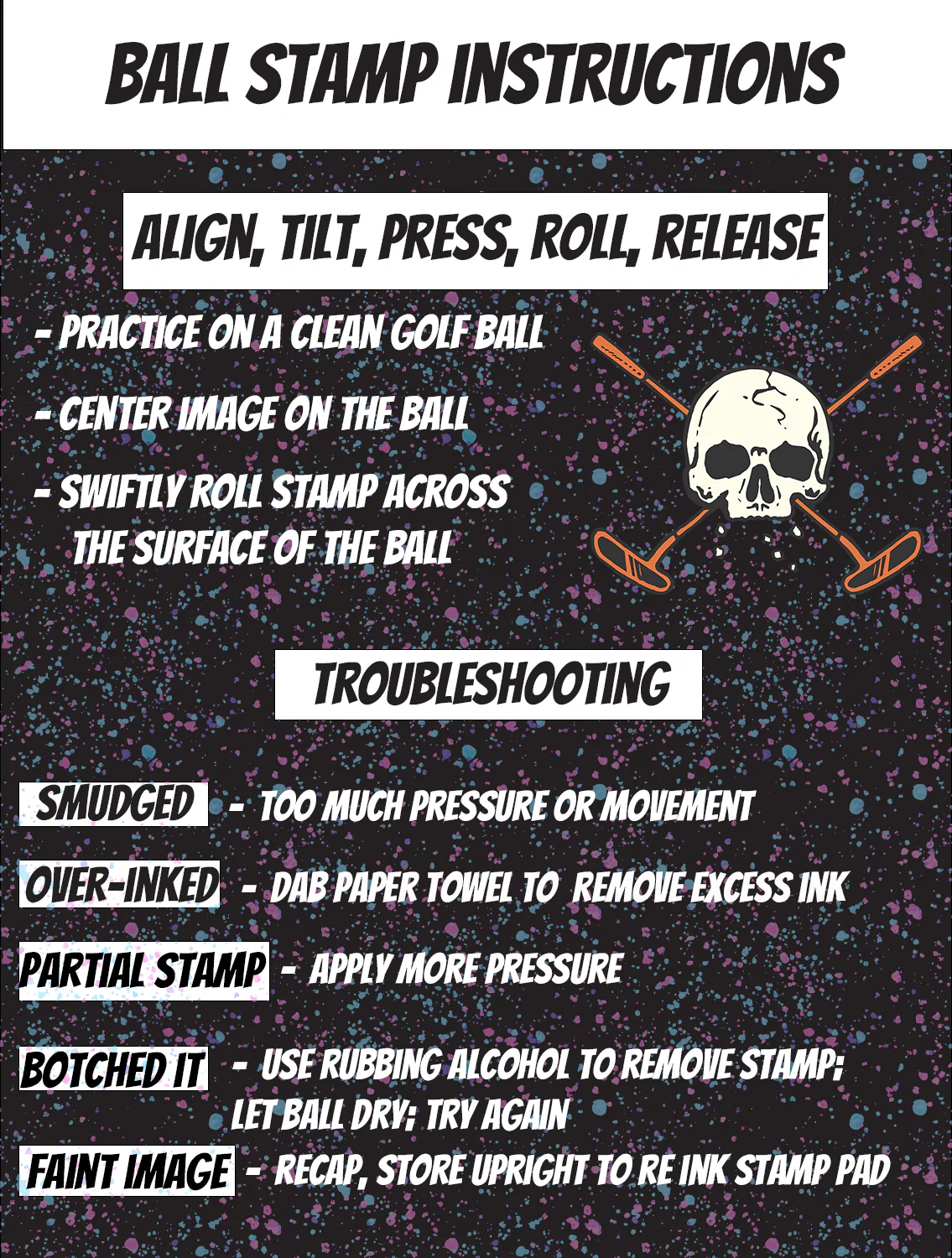 Shankitgolf Ball Stamps 5+ Designs - Image 2