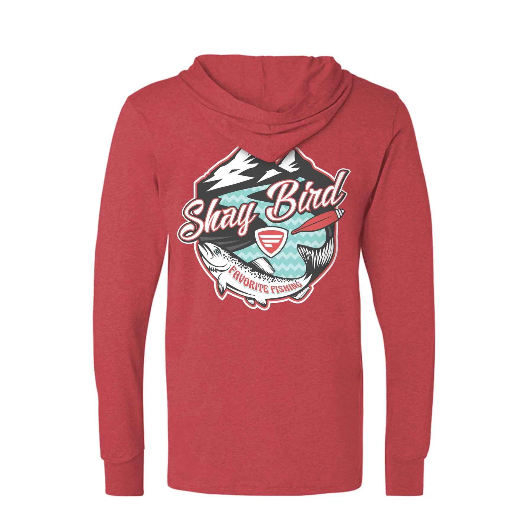 Shay Bird Lightweight Tri-Blend Hoodie - Image 6